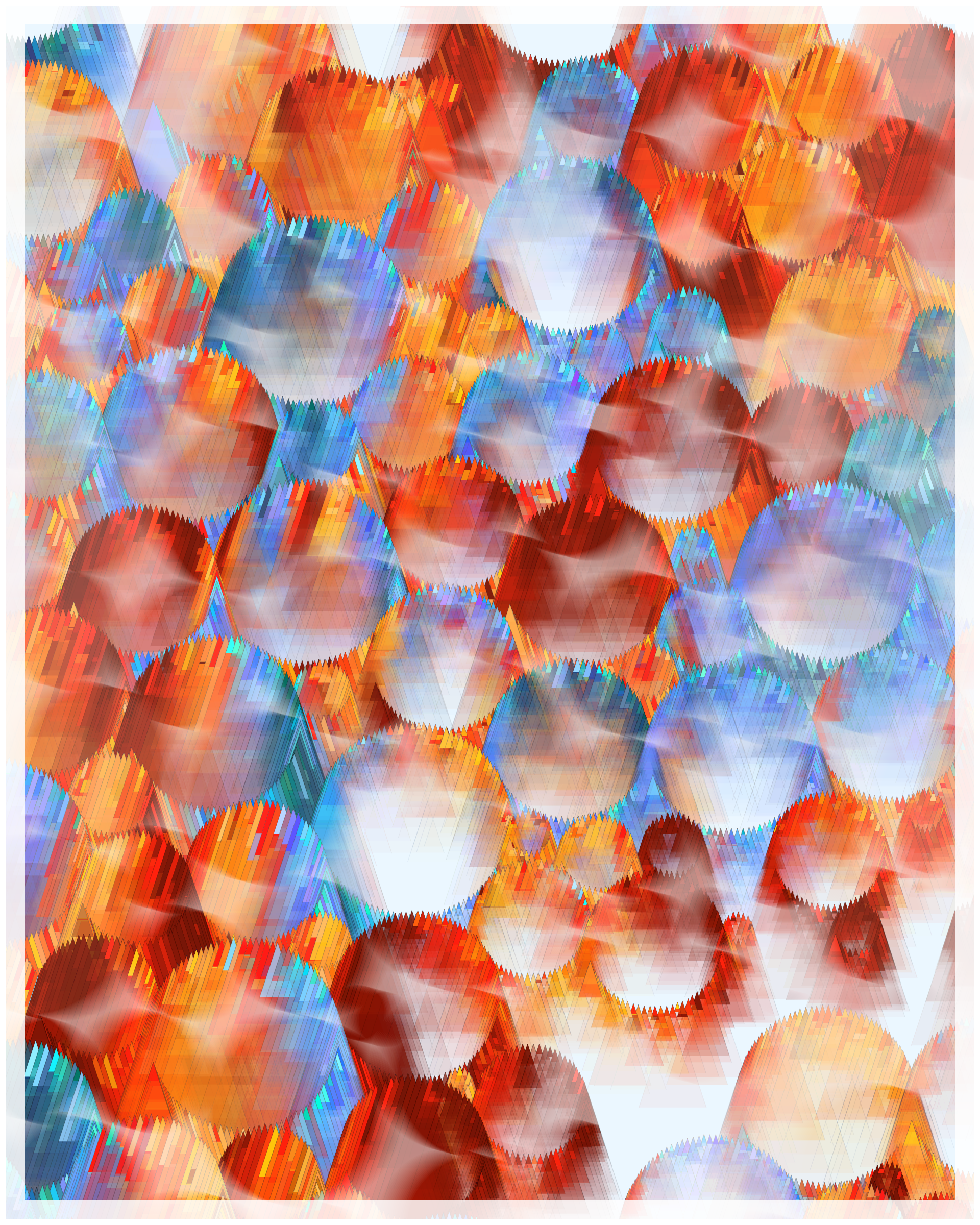 Art Blocks - Art Blocks v2 - Glass #143 - NFT # 344000143