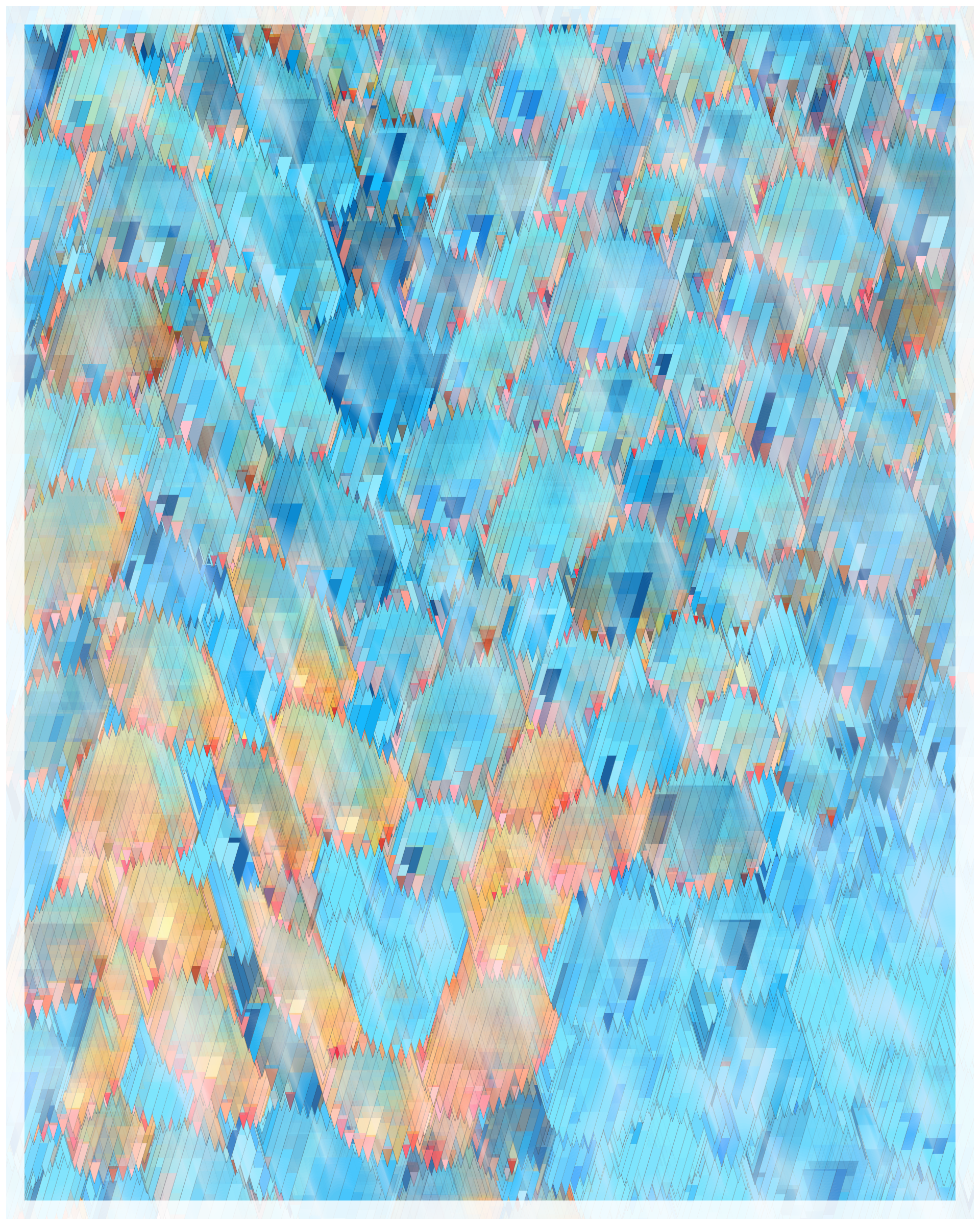 Art Blocks - Art Blocks v2 - Glass #147 - NFT # 344000147