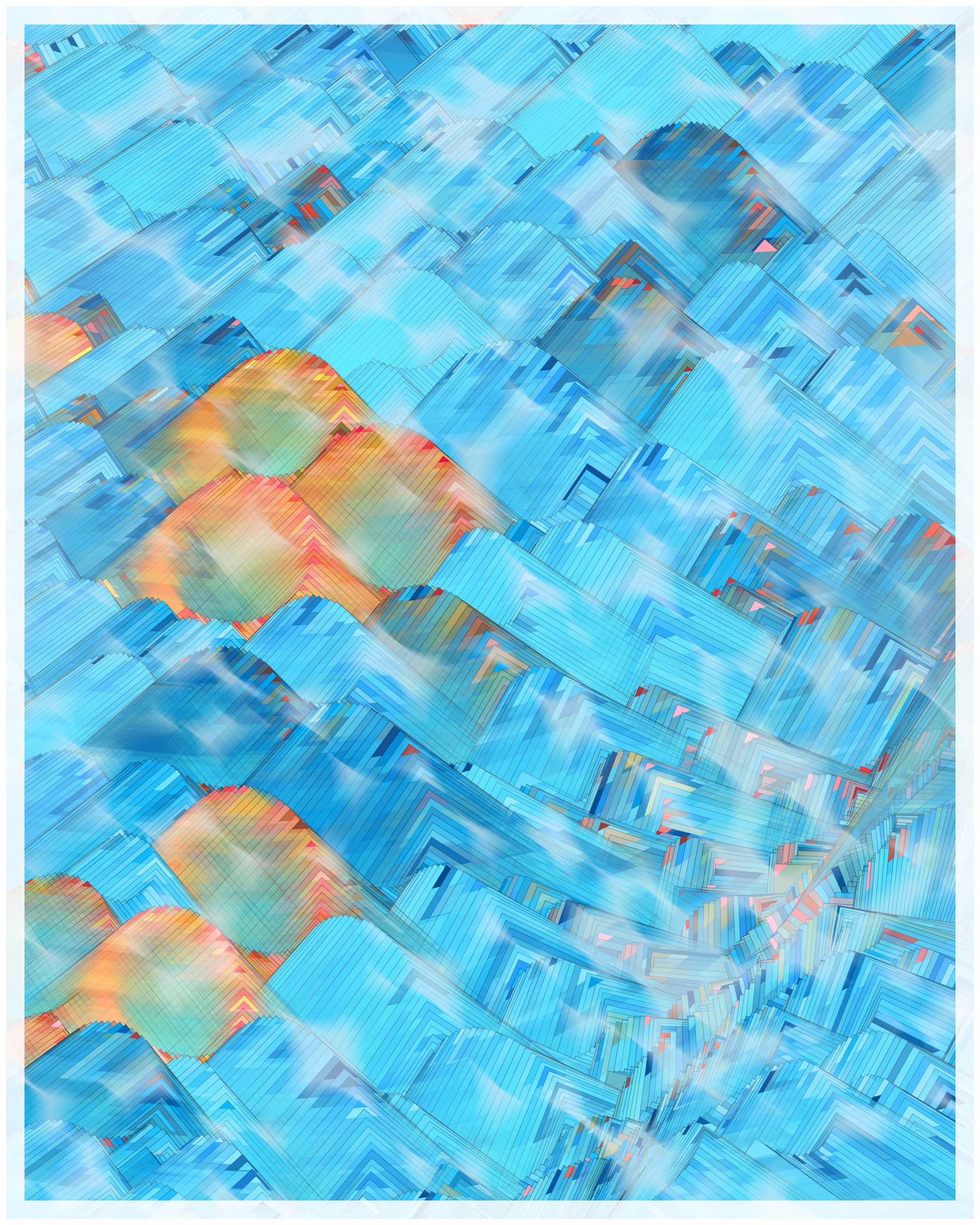 Art Blocks - Art Blocks v2 - Glass #159 - NFT # 344000159