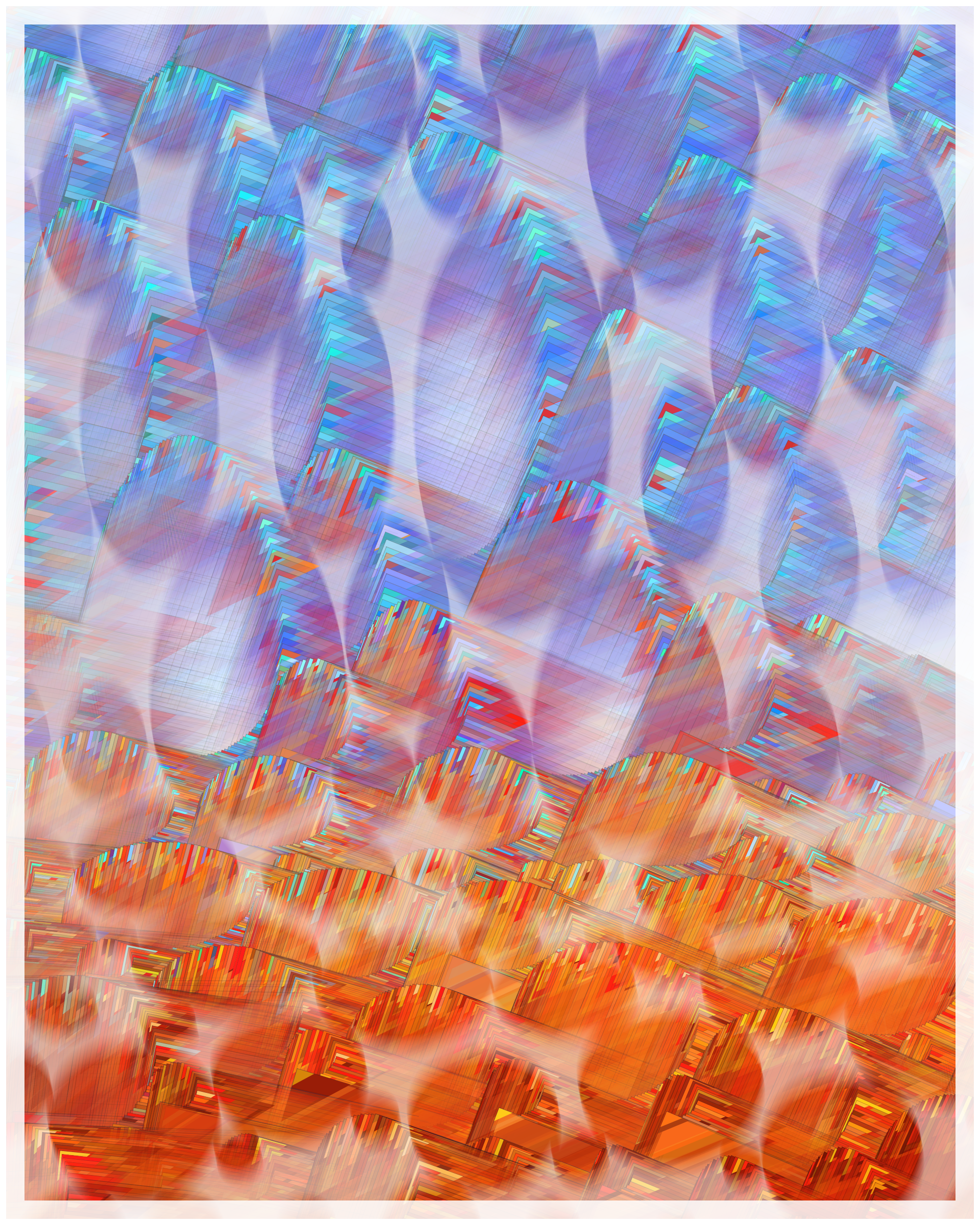 Art Blocks - Art Blocks v2 - Glass #163 - NFT # 344000163