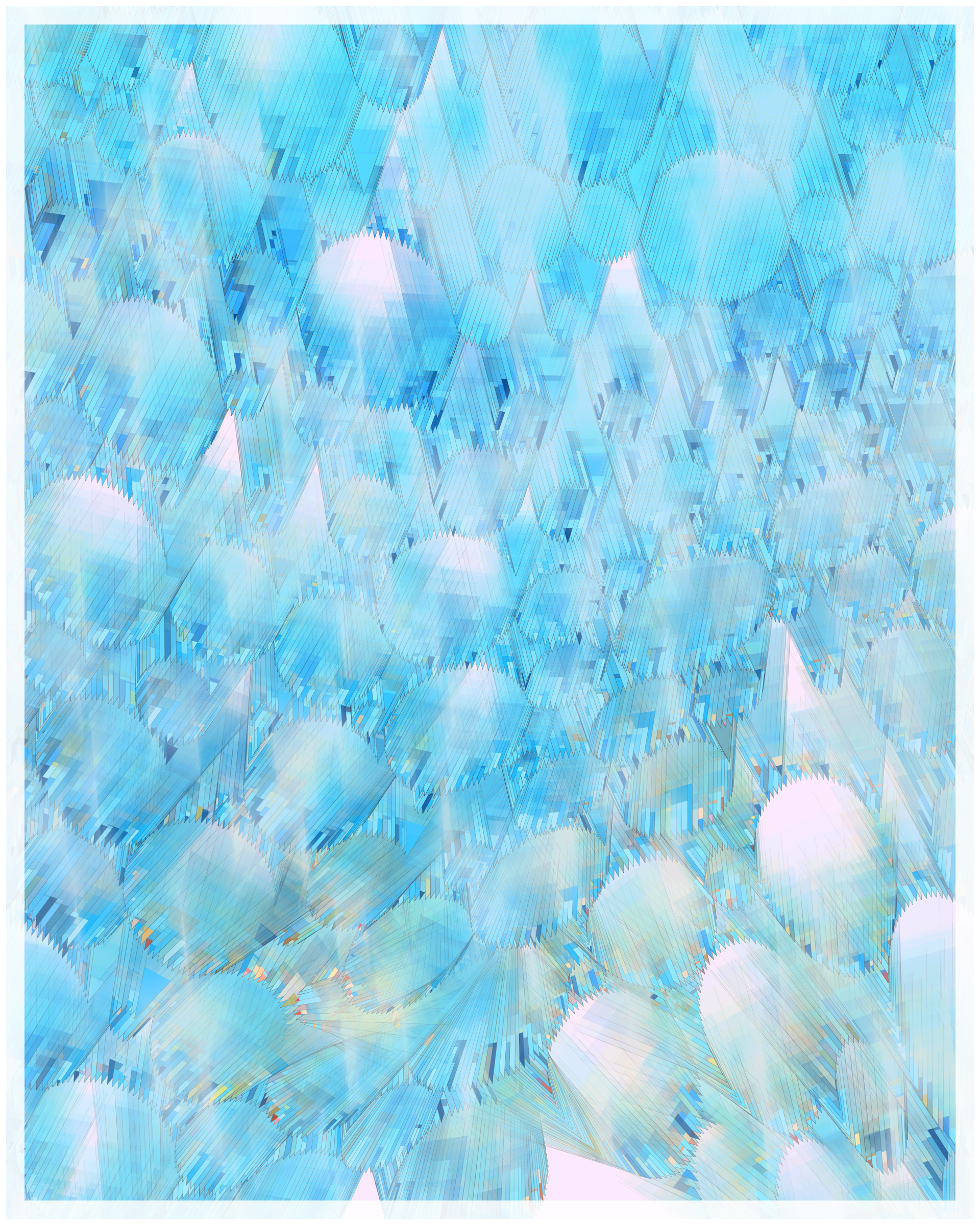 Art Blocks - Art Blocks v2 - Glass #167 - NFT # 344000167