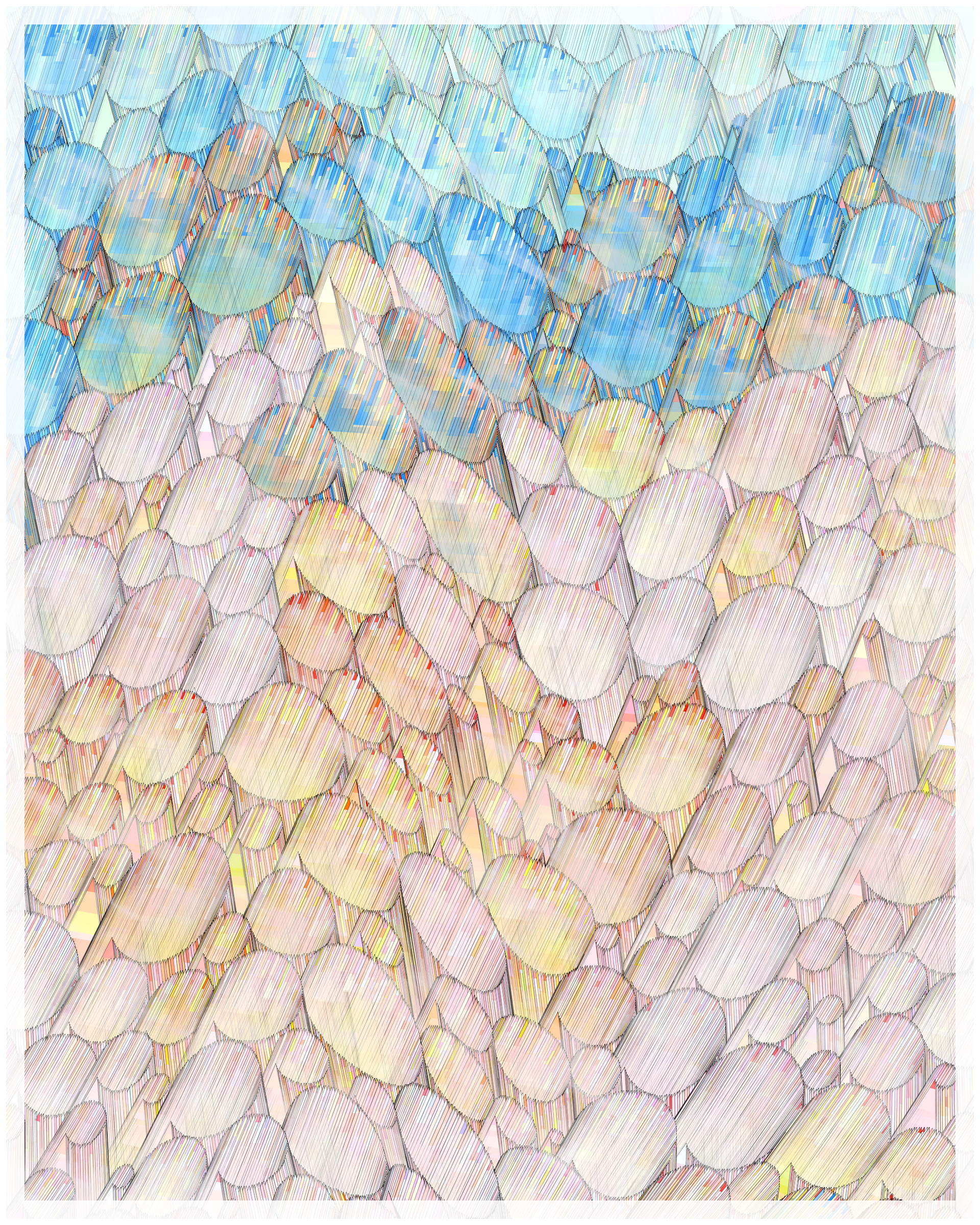 Art Blocks - Art Blocks v2 - Glass #171 - NFT # 344000171