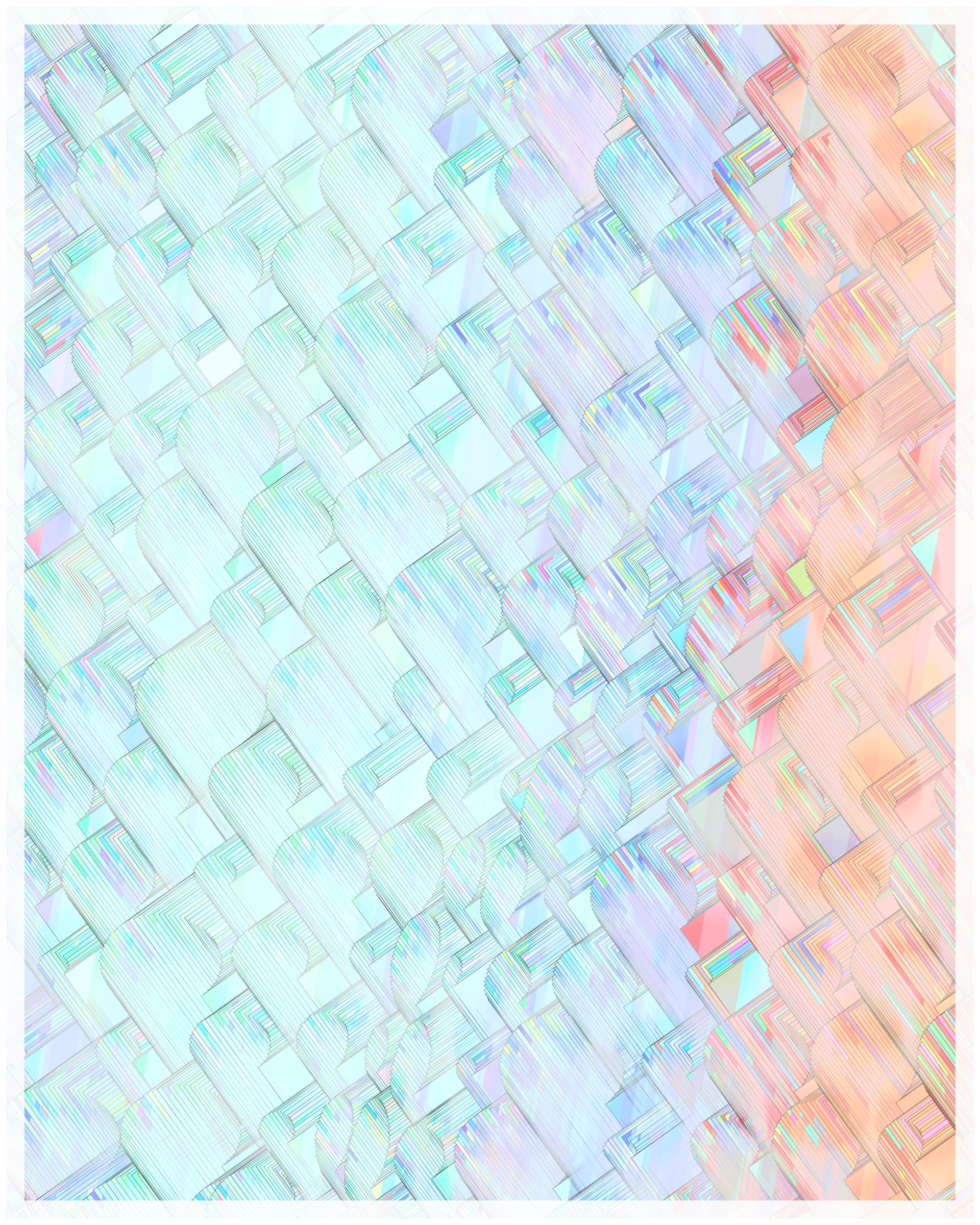 Art Blocks - Art Blocks v2 - Glass #183 - NFT # 344000183