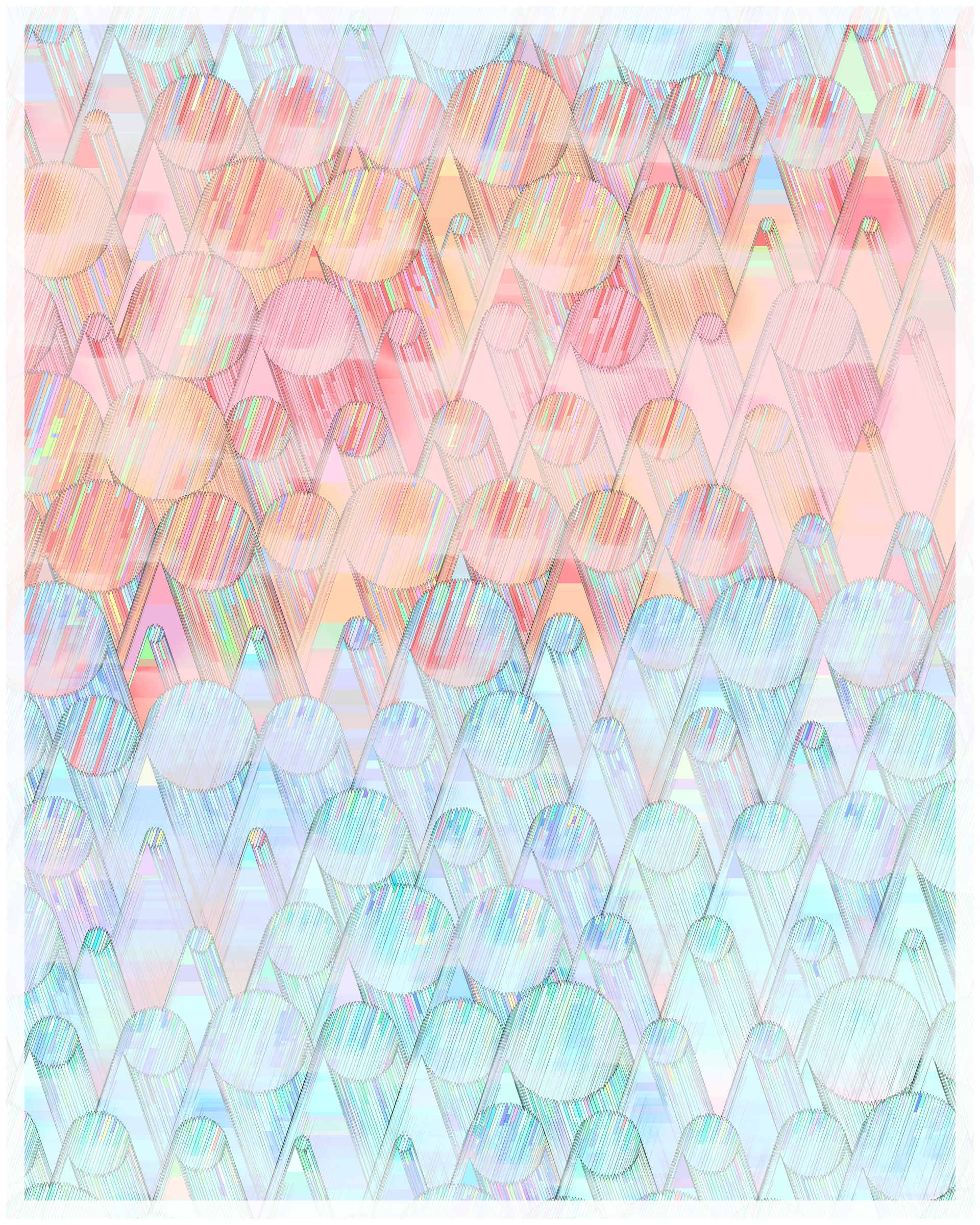 Art Blocks - Art Blocks v2 - Glass #184 - NFT # 344000184