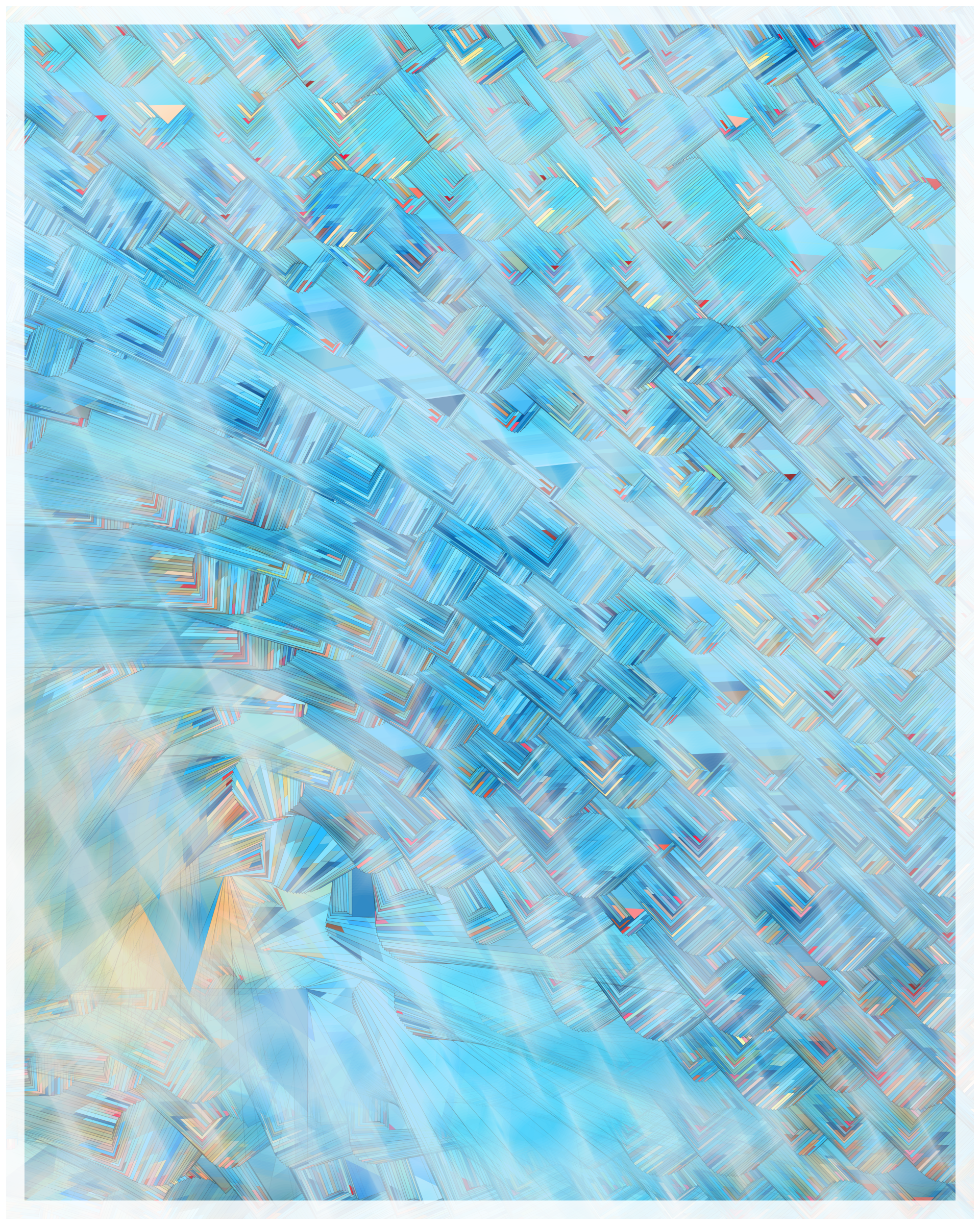 Art Blocks - Art Blocks v2 - Glass #185 - NFT # 344000185