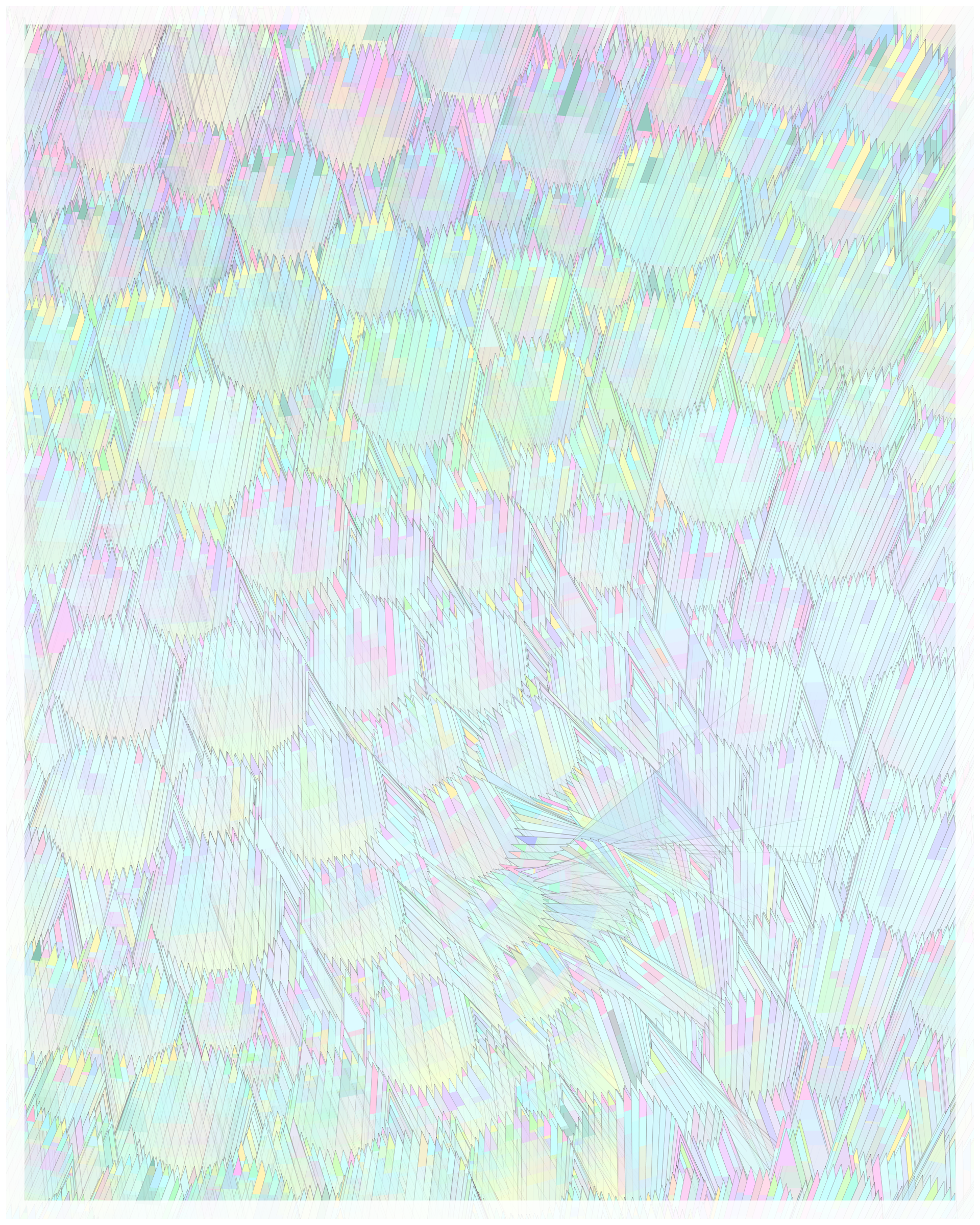 Art Blocks - Art Blocks v2 - Glass #189 - NFT # 344000189