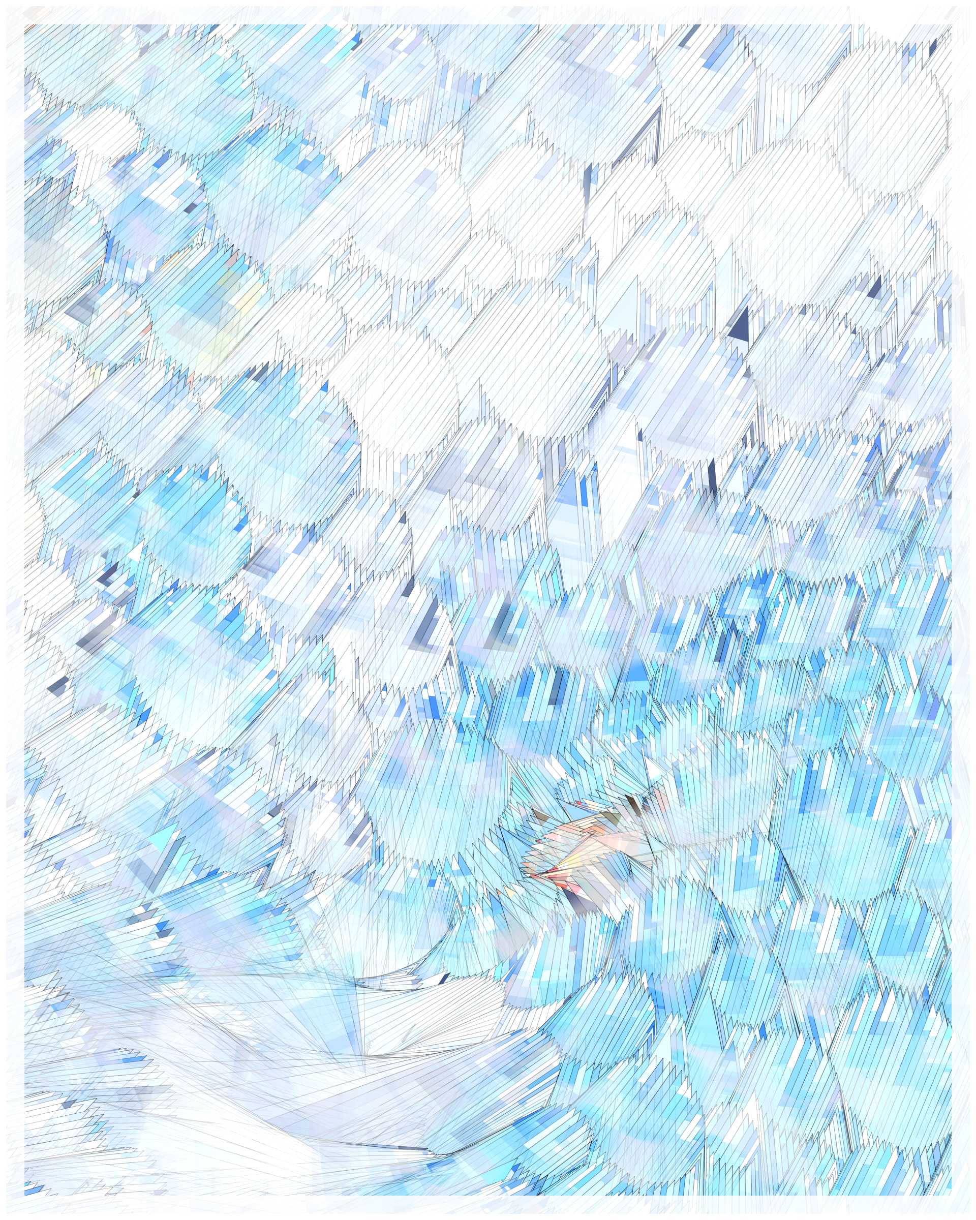 Art Blocks - Art Blocks v2 - Glass #197 - NFT # 344000197