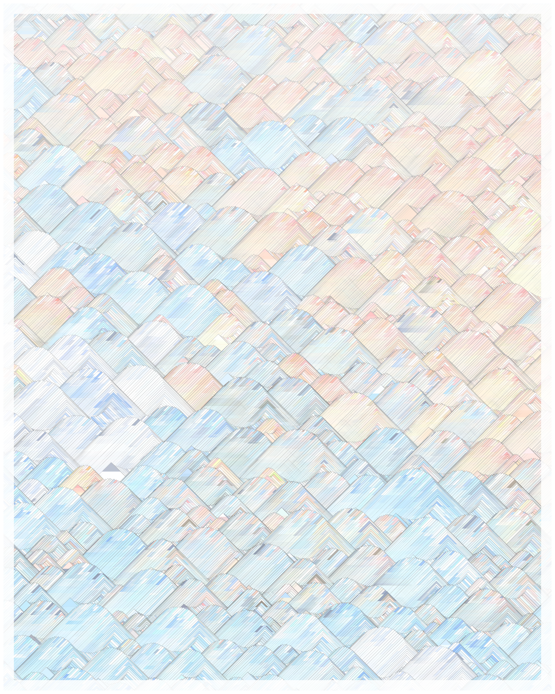 Art Blocks - Art Blocks v2 - Glass #198 - NFT # 344000198