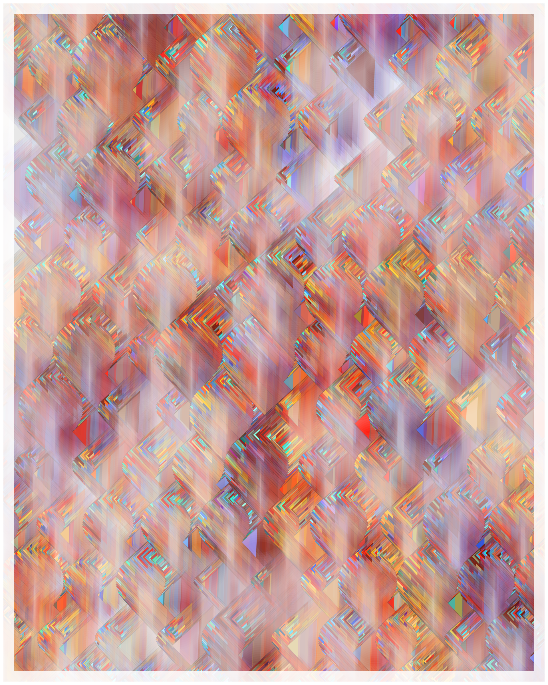 Art Blocks - Art Blocks v2 - Glass #204 - NFT # 344000204