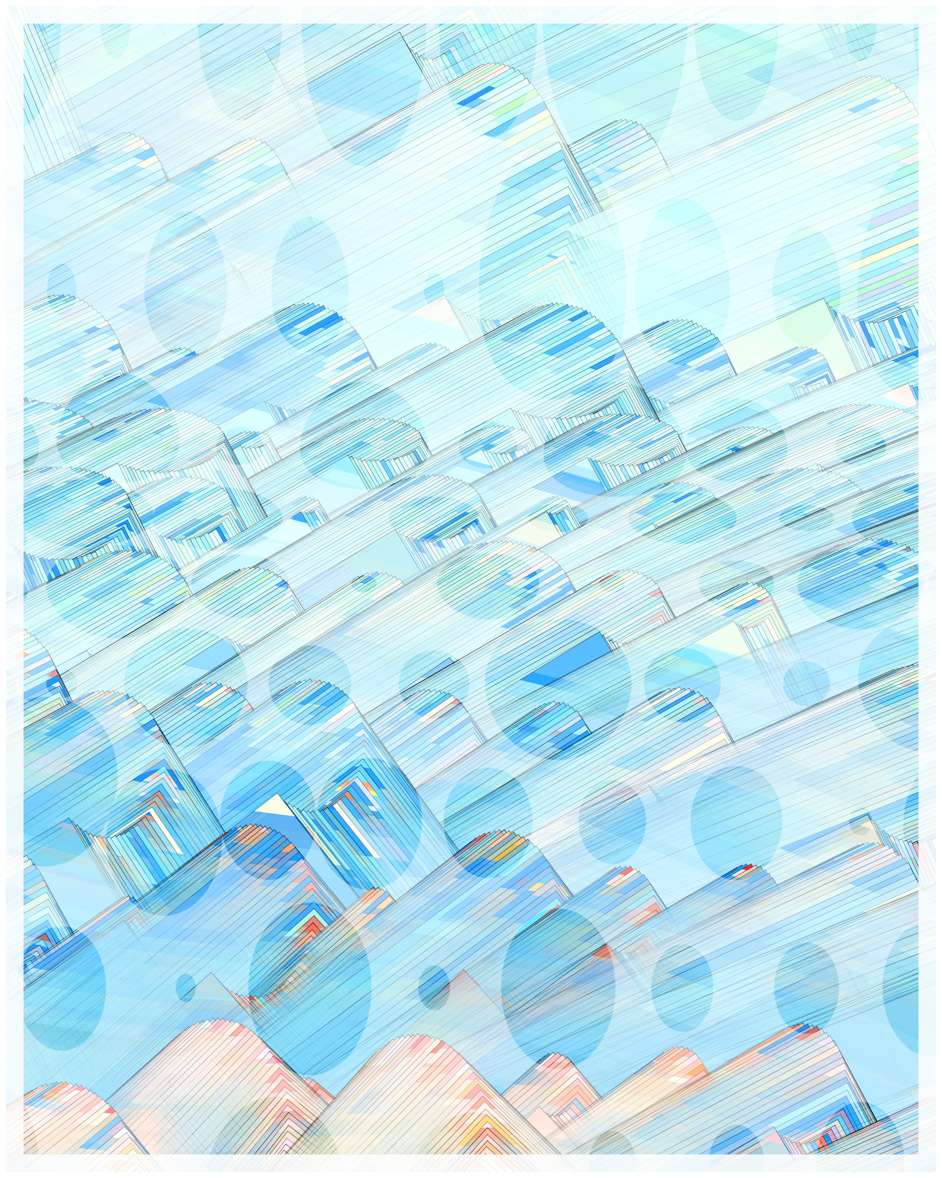 Art Blocks - Art Blocks v2 - Glass #206 - NFT # 344000206