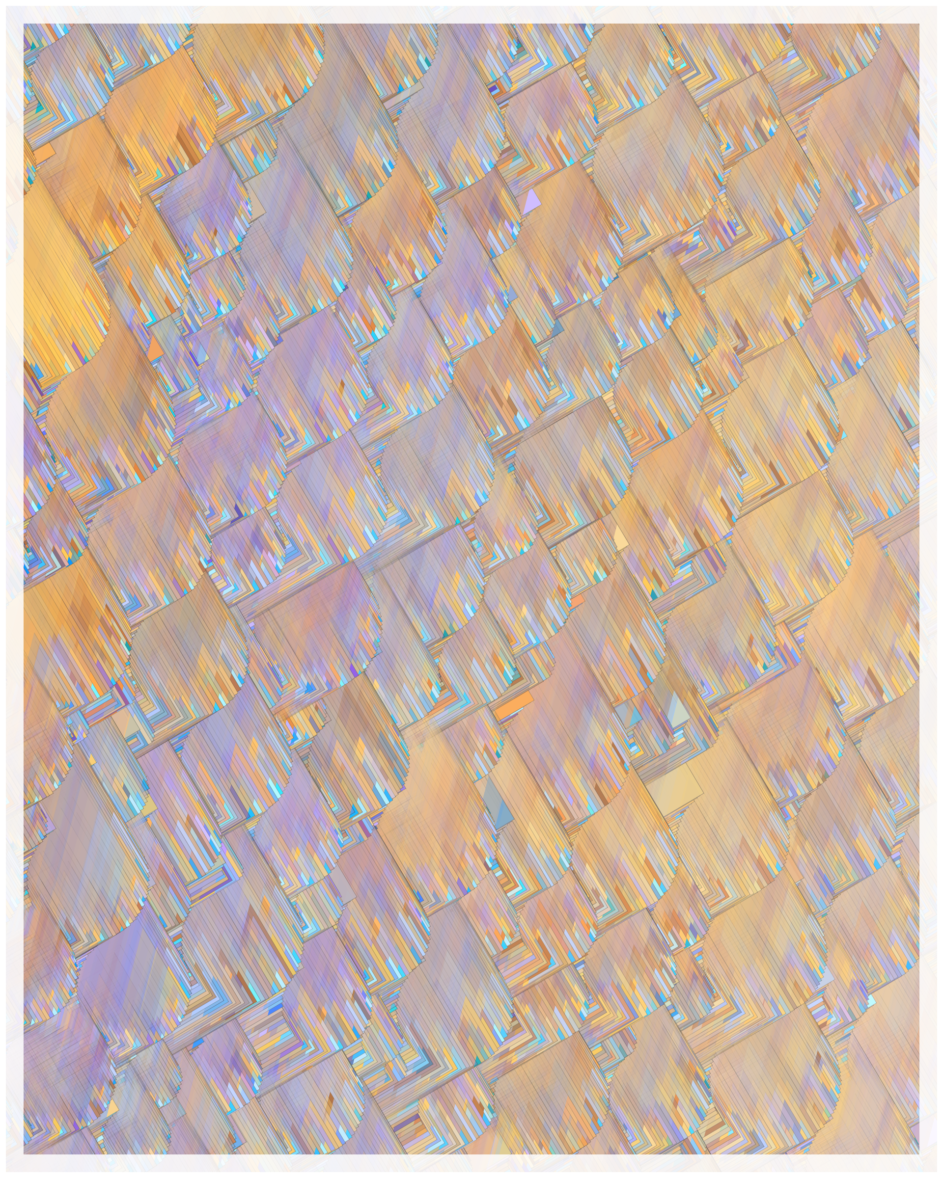 Art Blocks - Art Blocks v2 - Glass #207 - NFT # 344000207