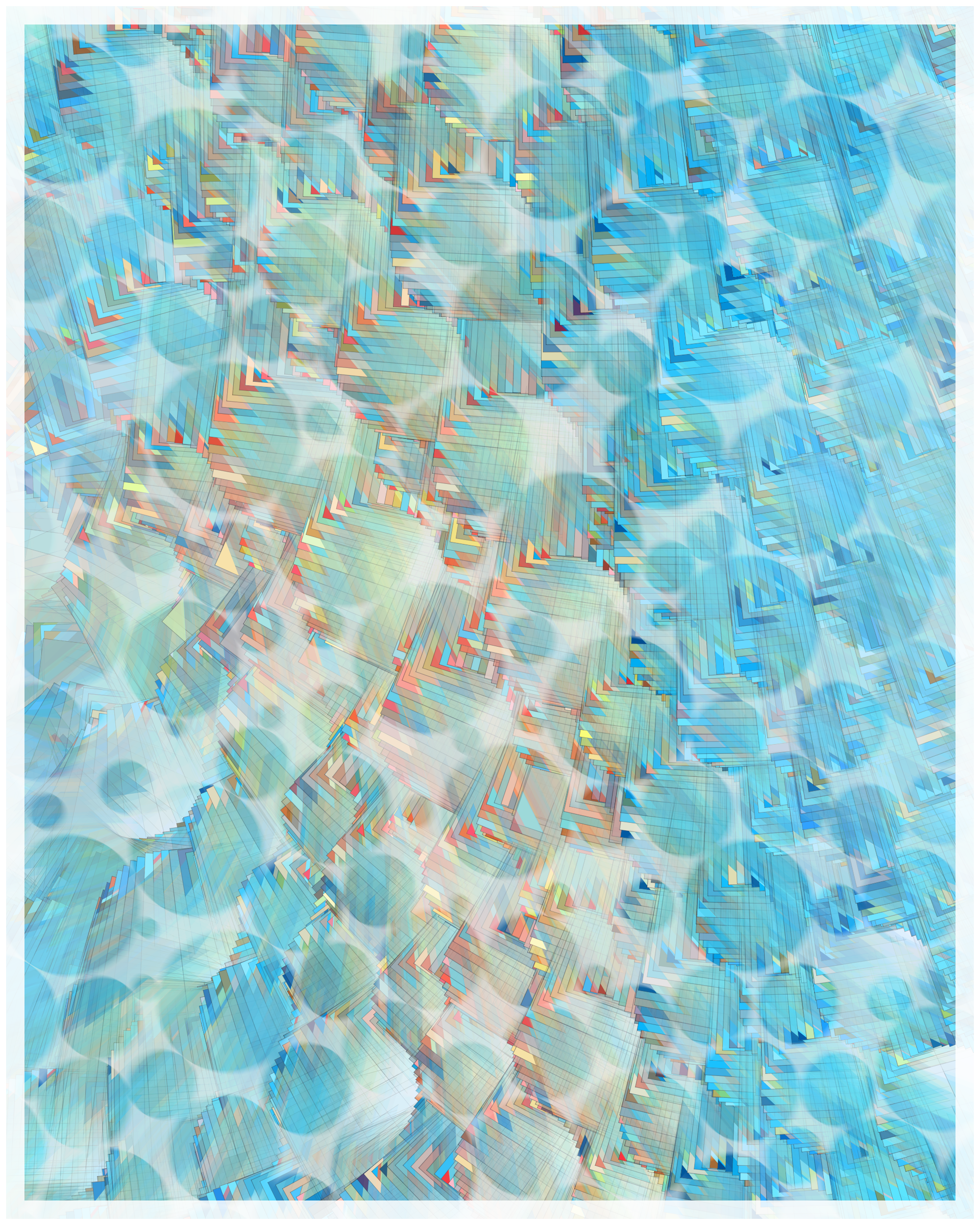 Art Blocks - Art Blocks v2 - Glass #224 - NFT # 344000224