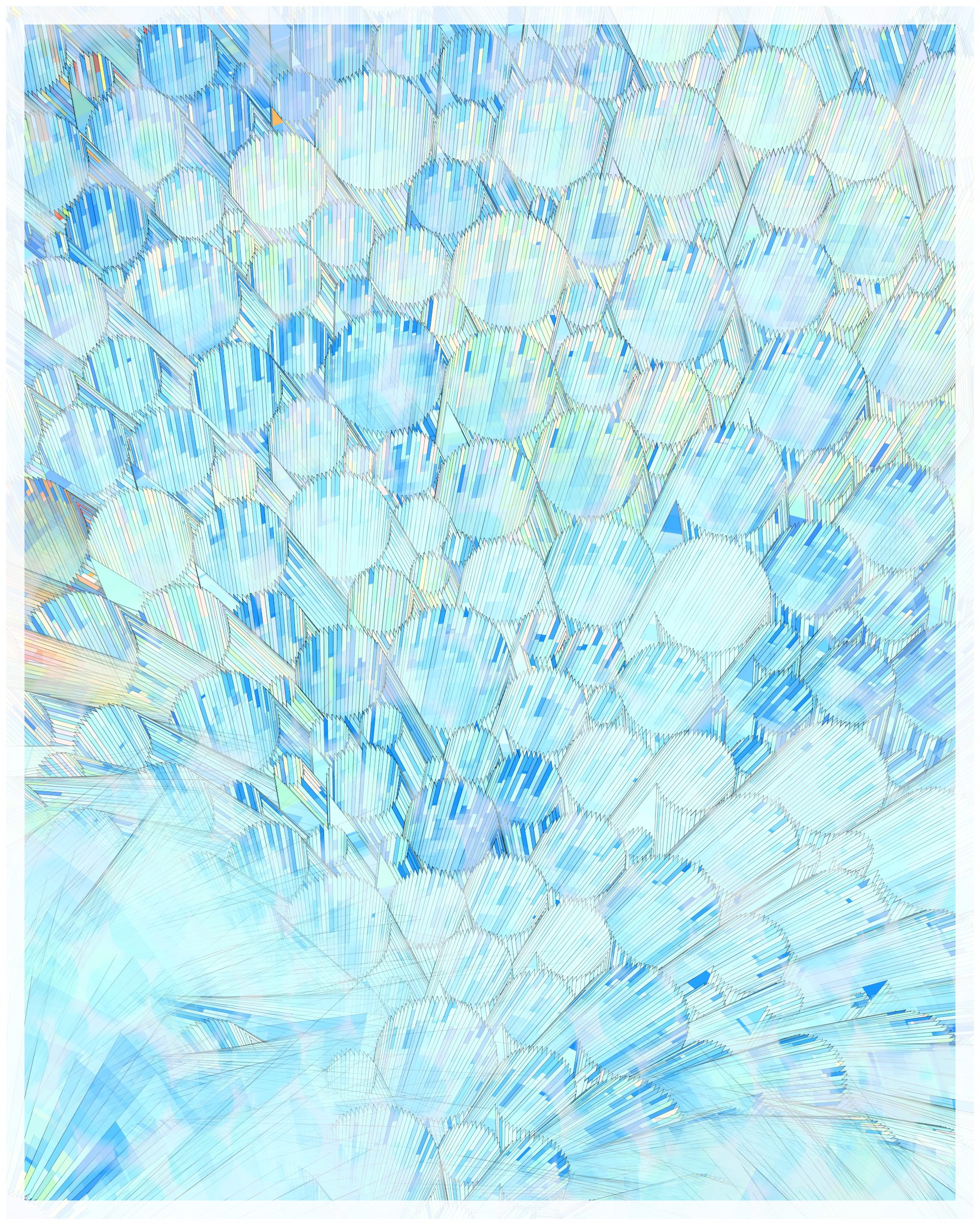 Art Blocks - Art Blocks v2 - Glass #225 - NFT # 344000225