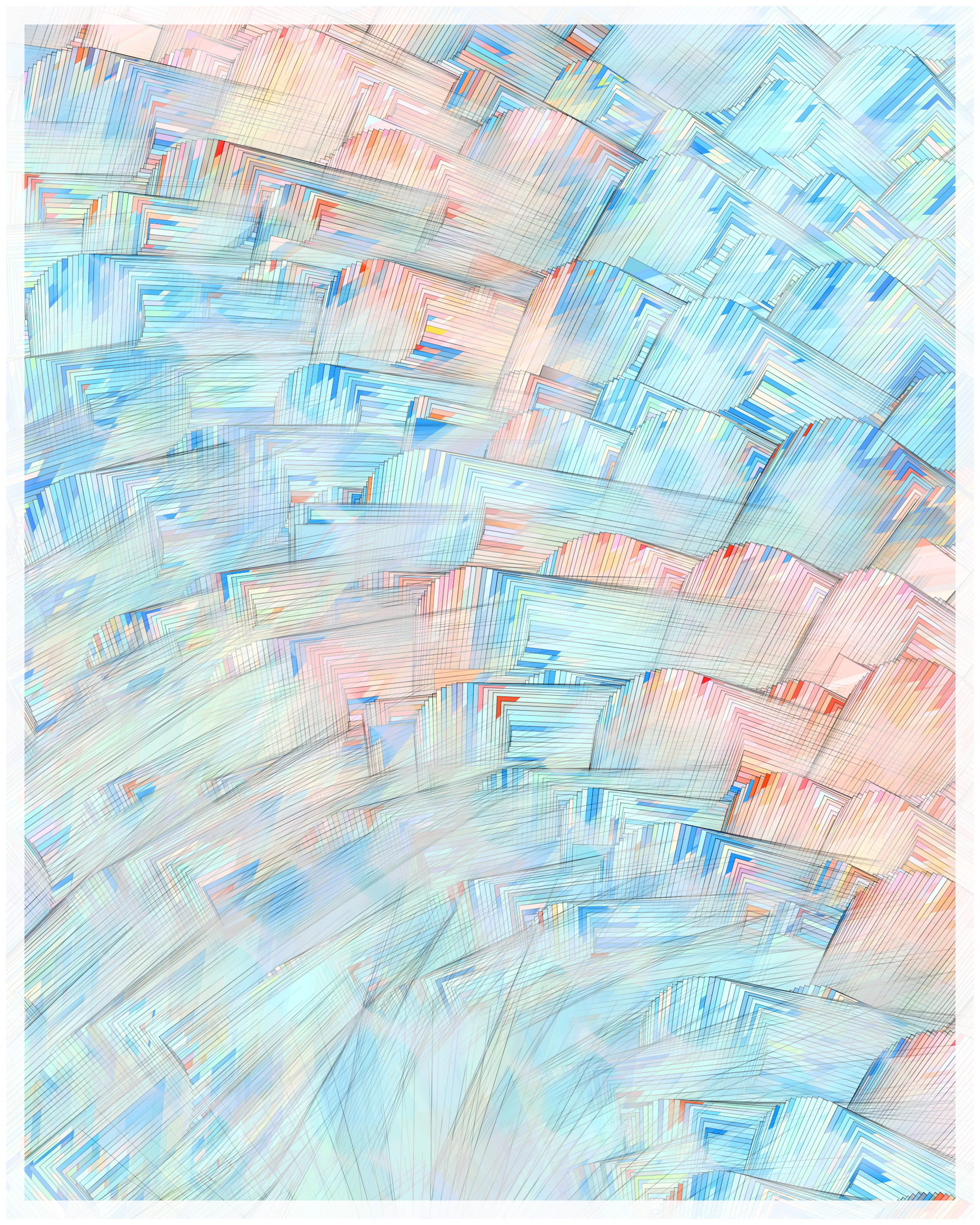 Art Blocks - Art Blocks v2 - Glass #228 - NFT # 344000228