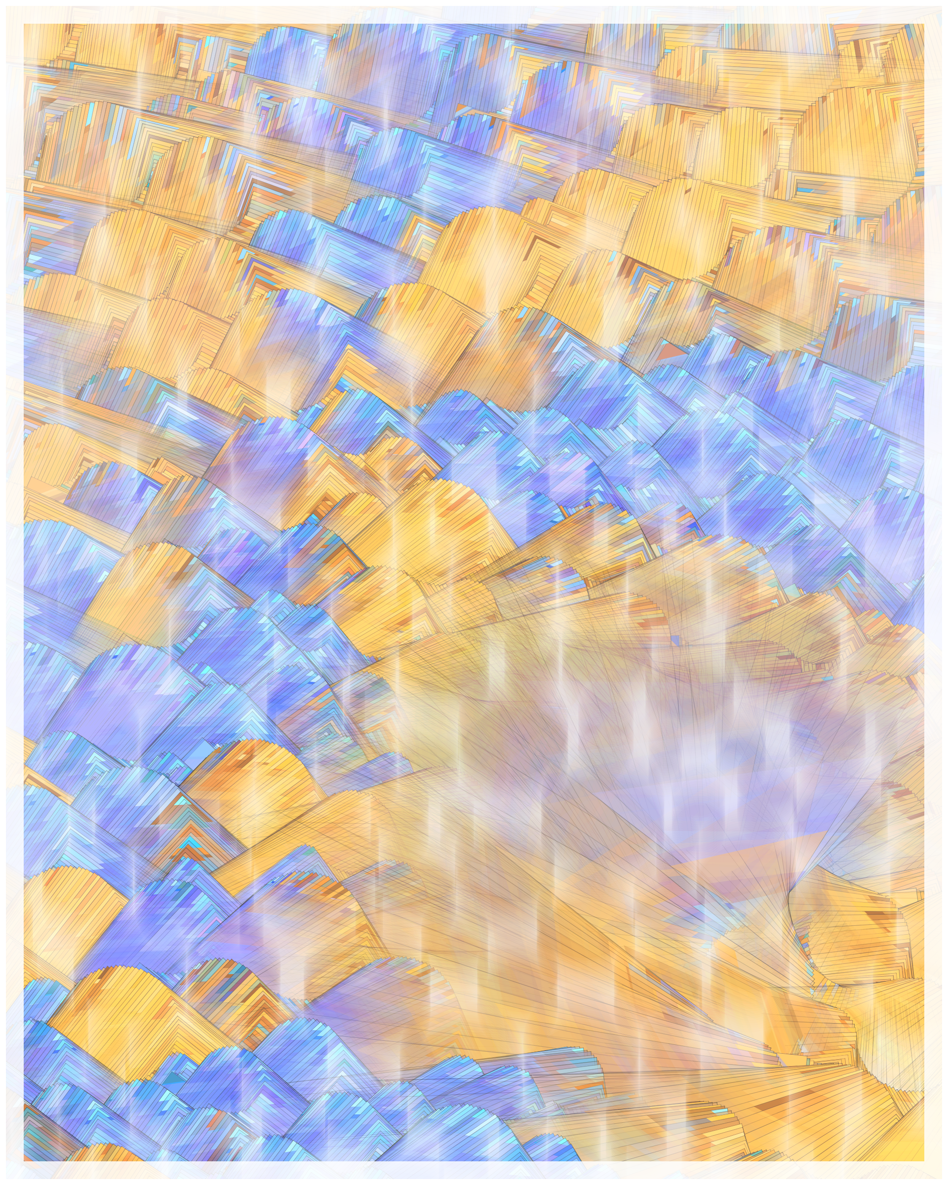 Art Blocks - Art Blocks v2 - Glass #245 - NFT # 344000245