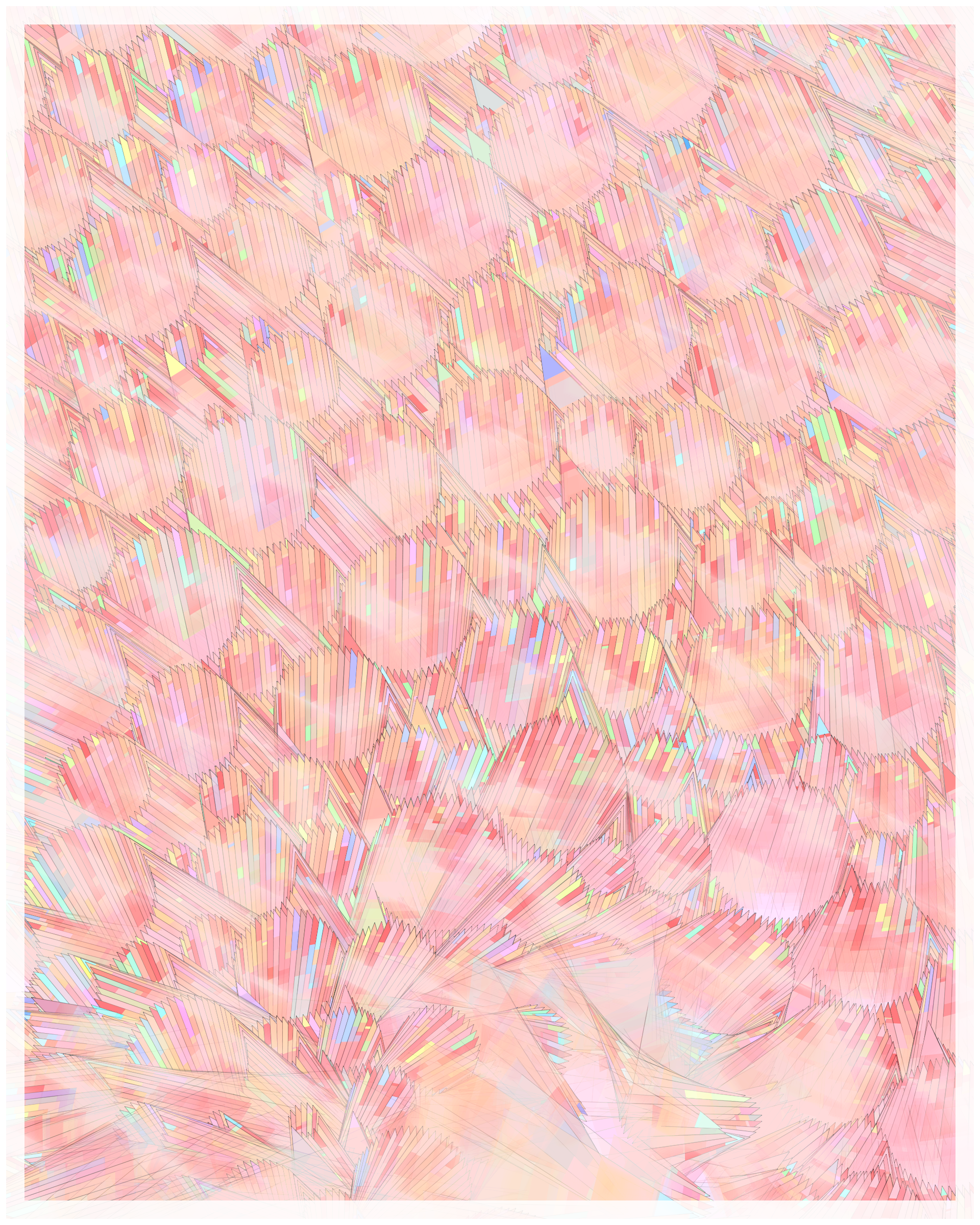 Art Blocks - Art Blocks v2 - Glass #248 - NFT # 344000248