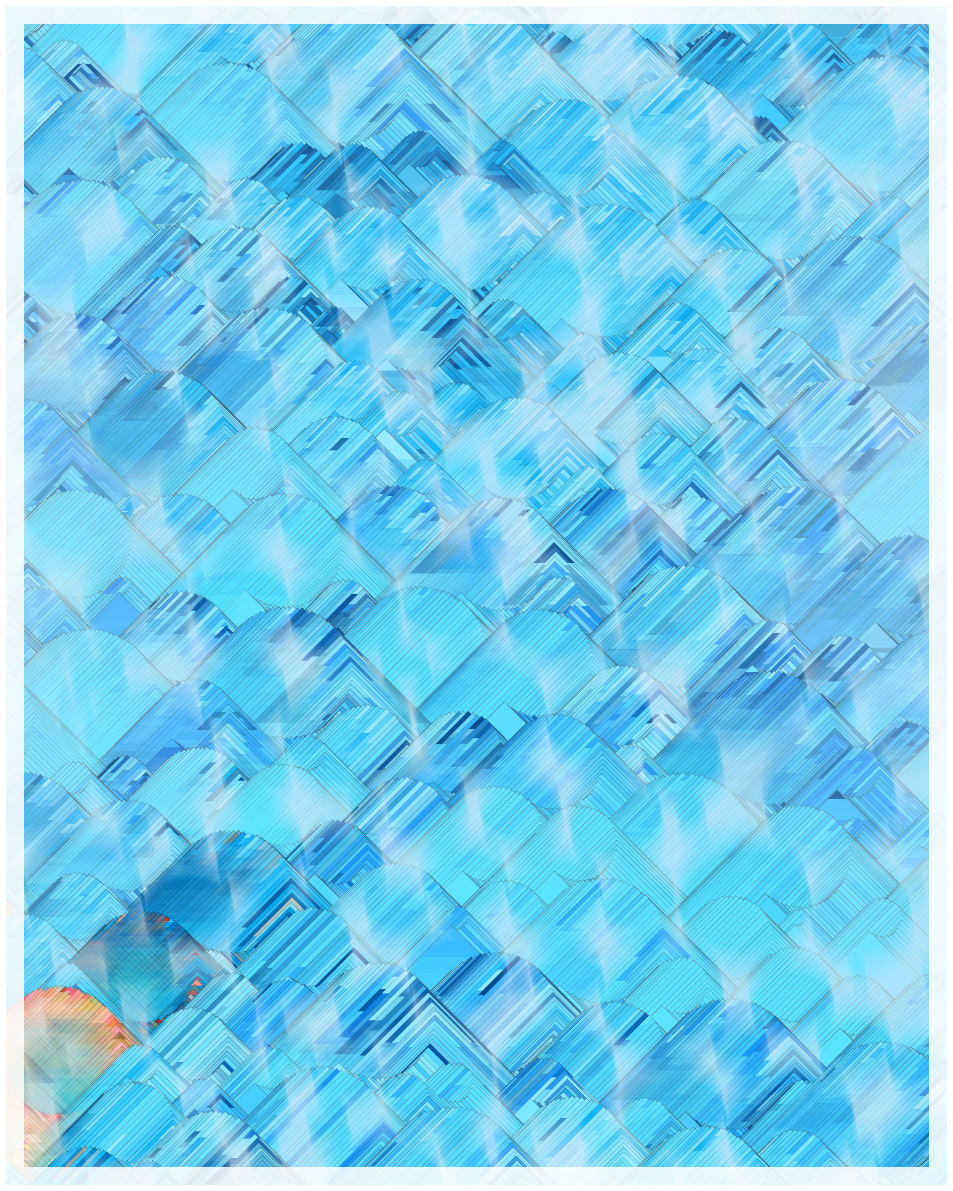 Art Blocks - Art Blocks v2 - Glass #249 - NFT # 344000249