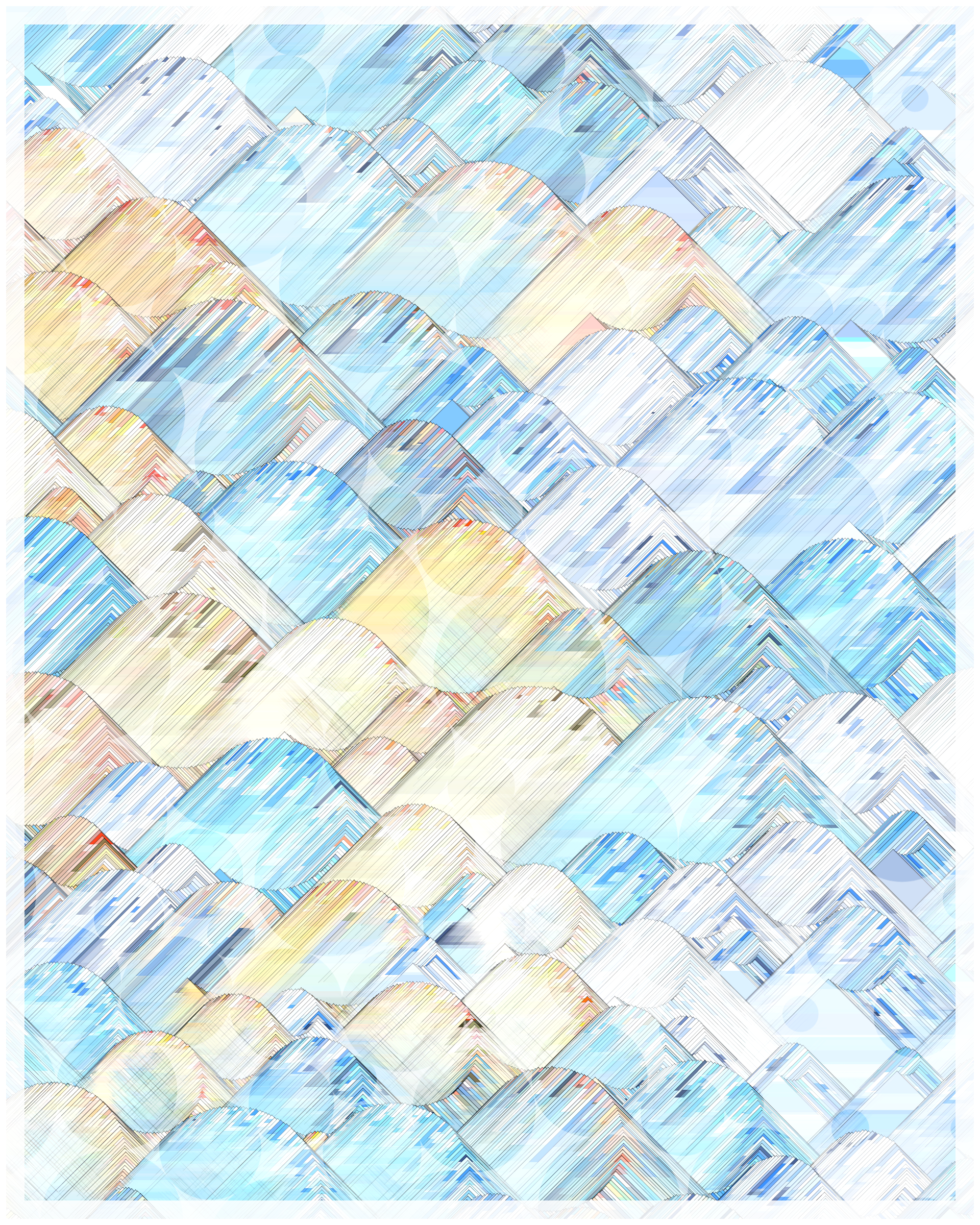 Art Blocks - Art Blocks v2 - Glass #255 - NFT # 344000255