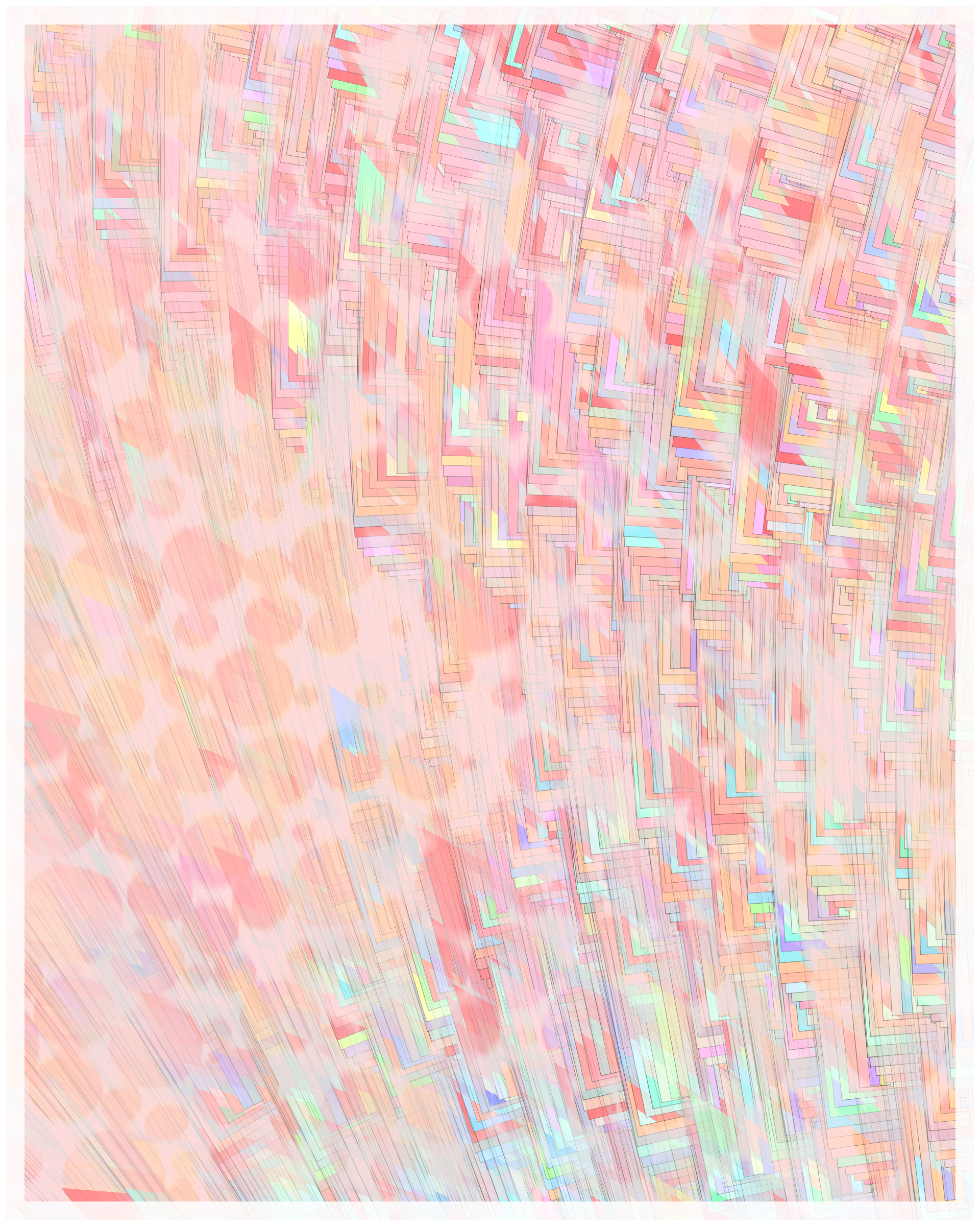 Art Blocks - Art Blocks v2 - Glass #256 - NFT # 344000256