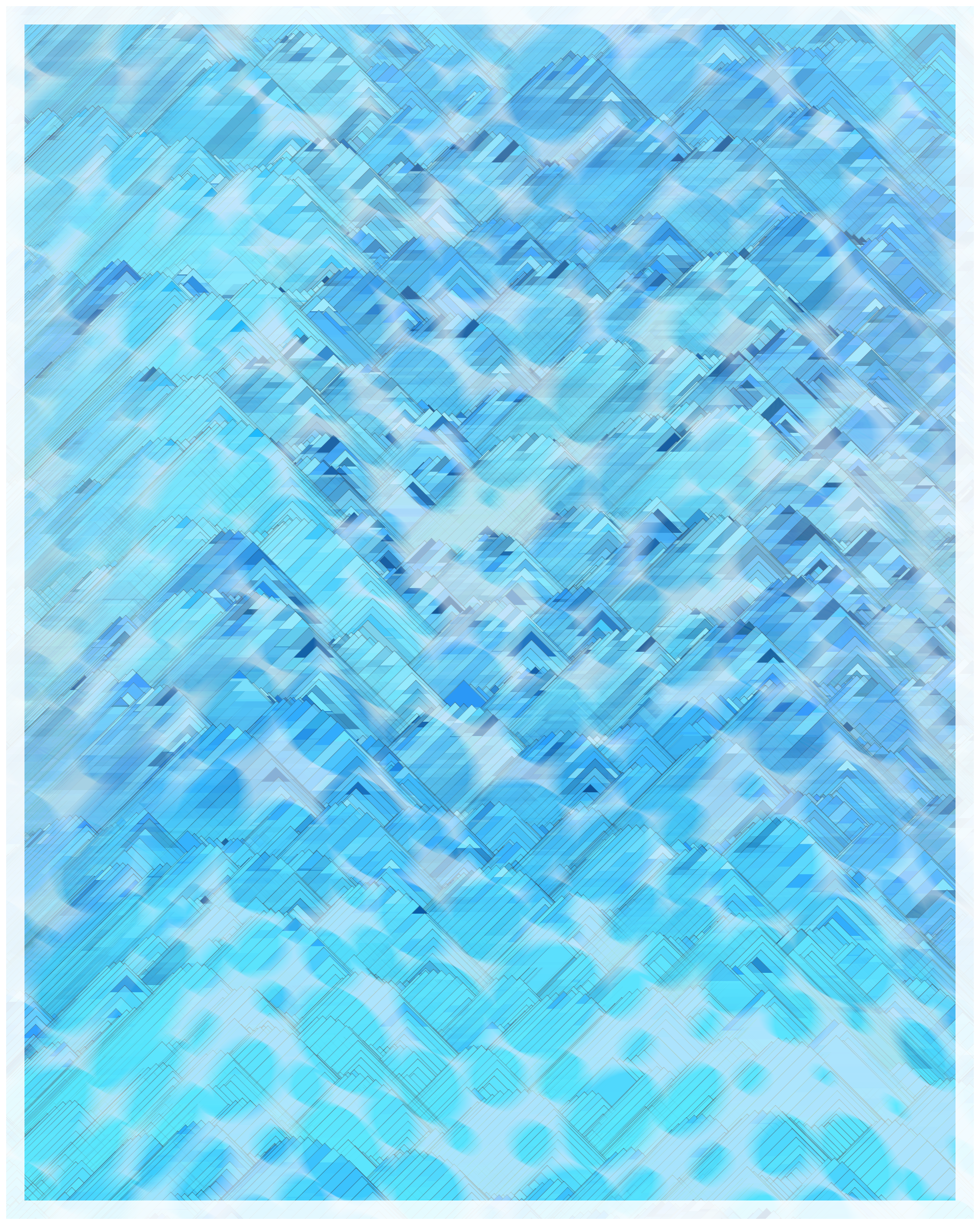 Art Blocks - Art Blocks v2 - Glass #257 - NFT # 344000257