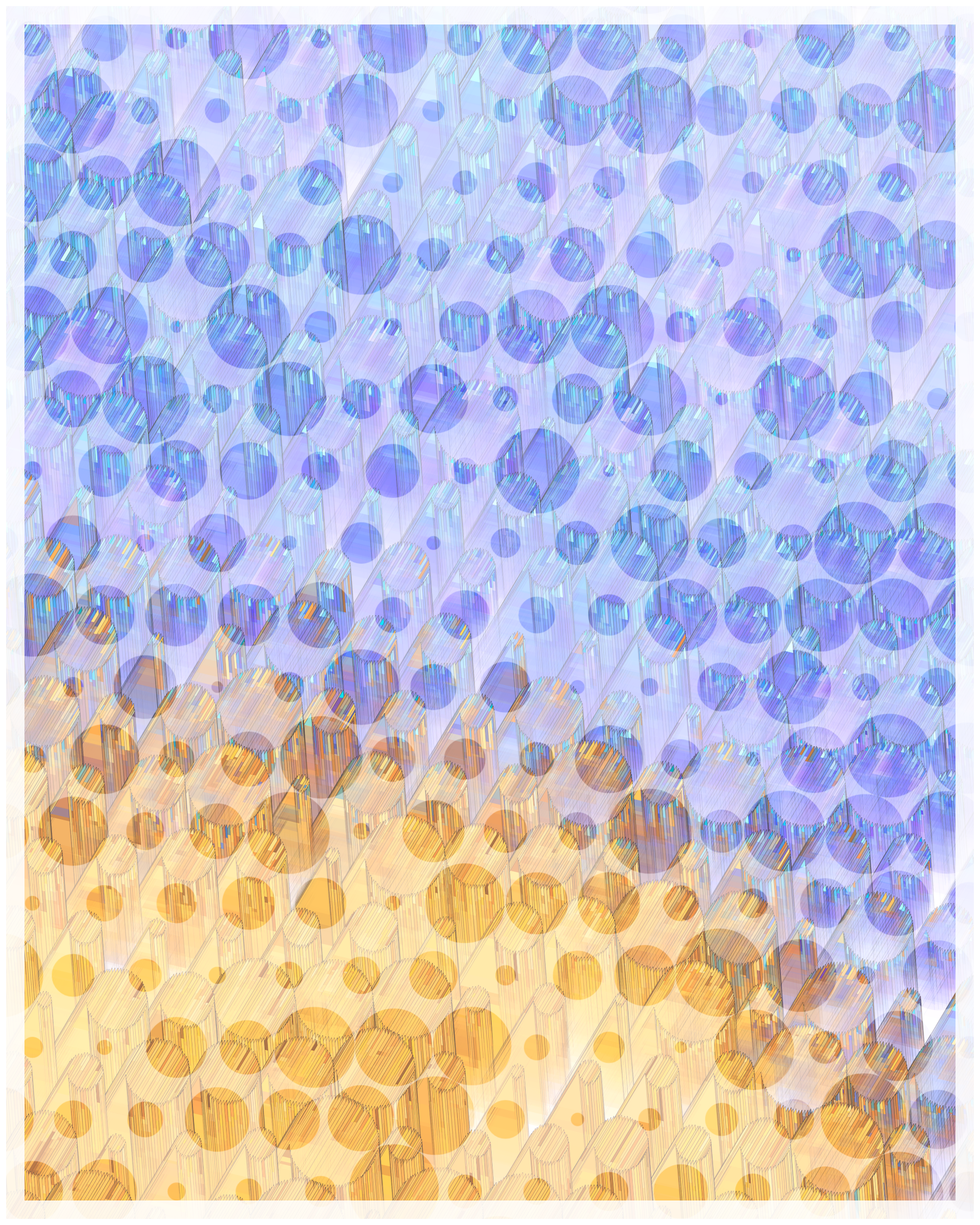 Art Blocks - Art Blocks v2 - Glass #258 - NFT # 344000258