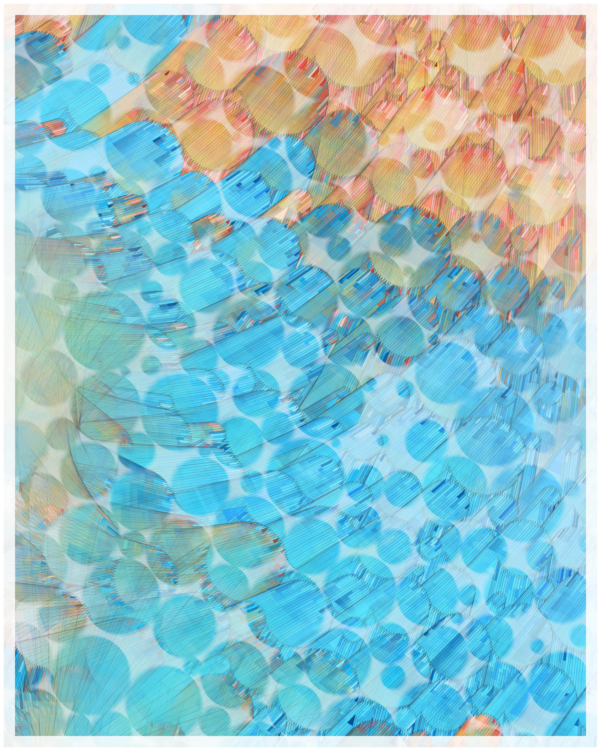 Art Blocks - Art Blocks v2 - Glass #268 - NFT # 344000268