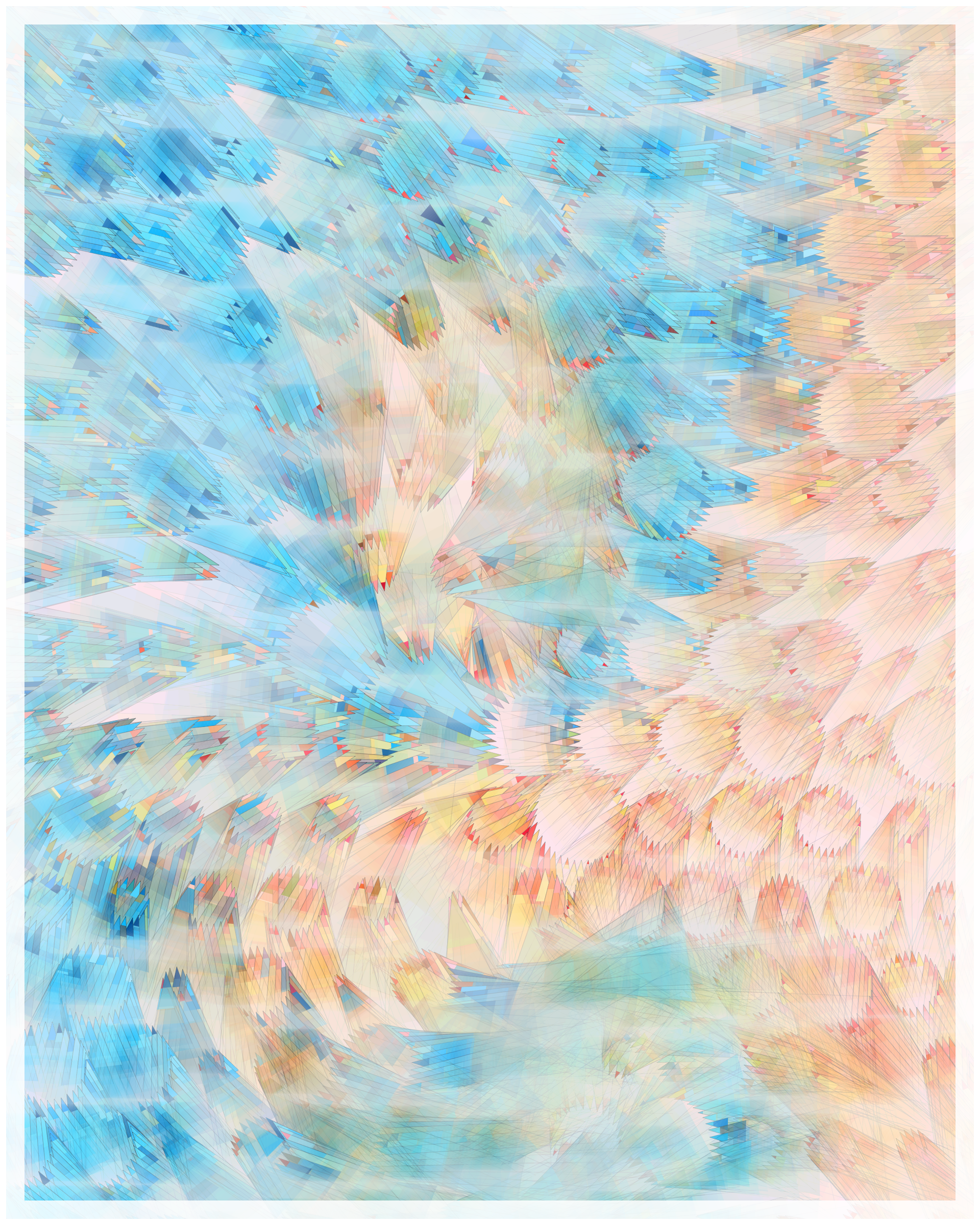 Art Blocks - Art Blocks v2 - Glass #273 - NFT # 344000273