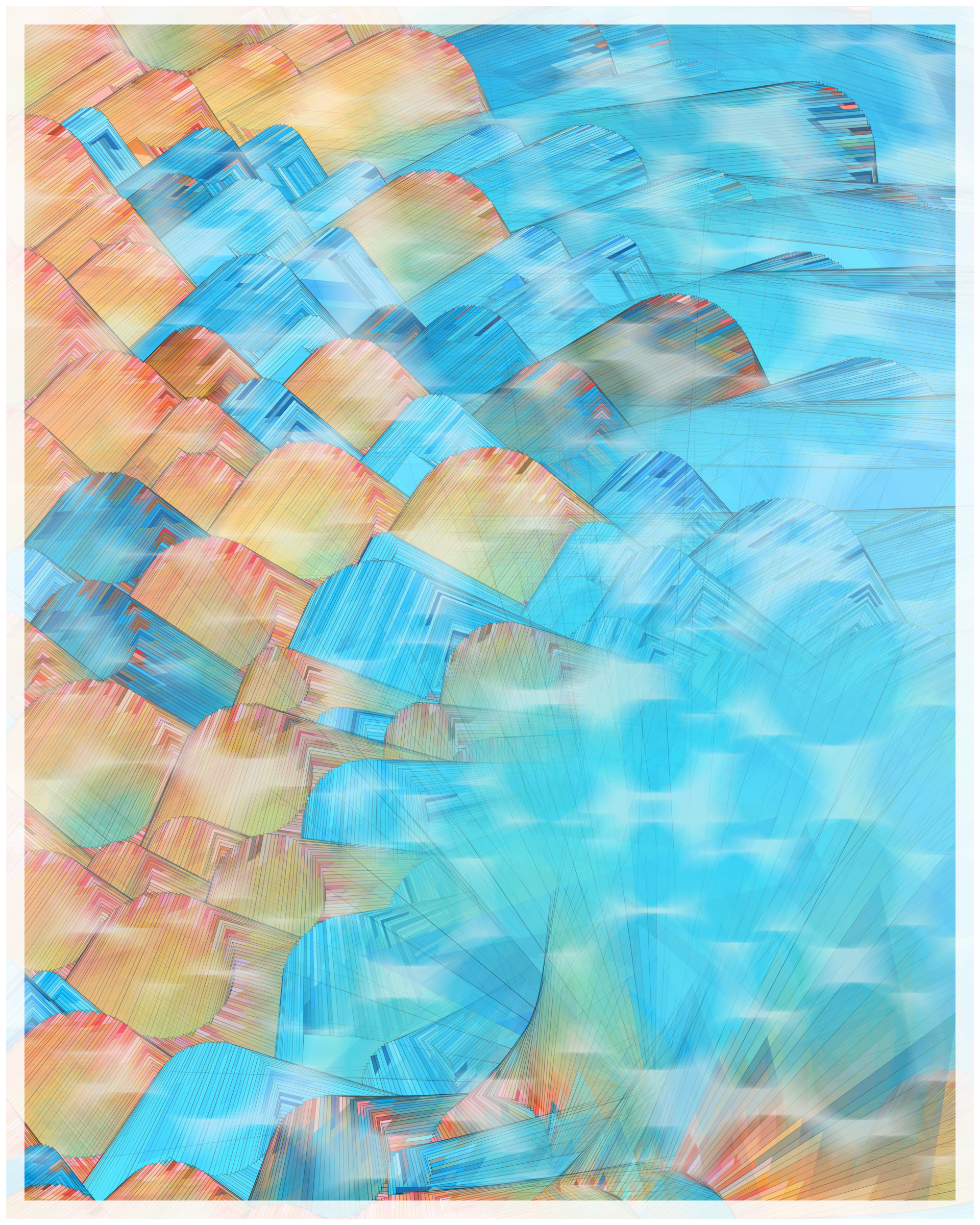 Art Blocks - Art Blocks v2 - Glass #280 - NFT # 344000280