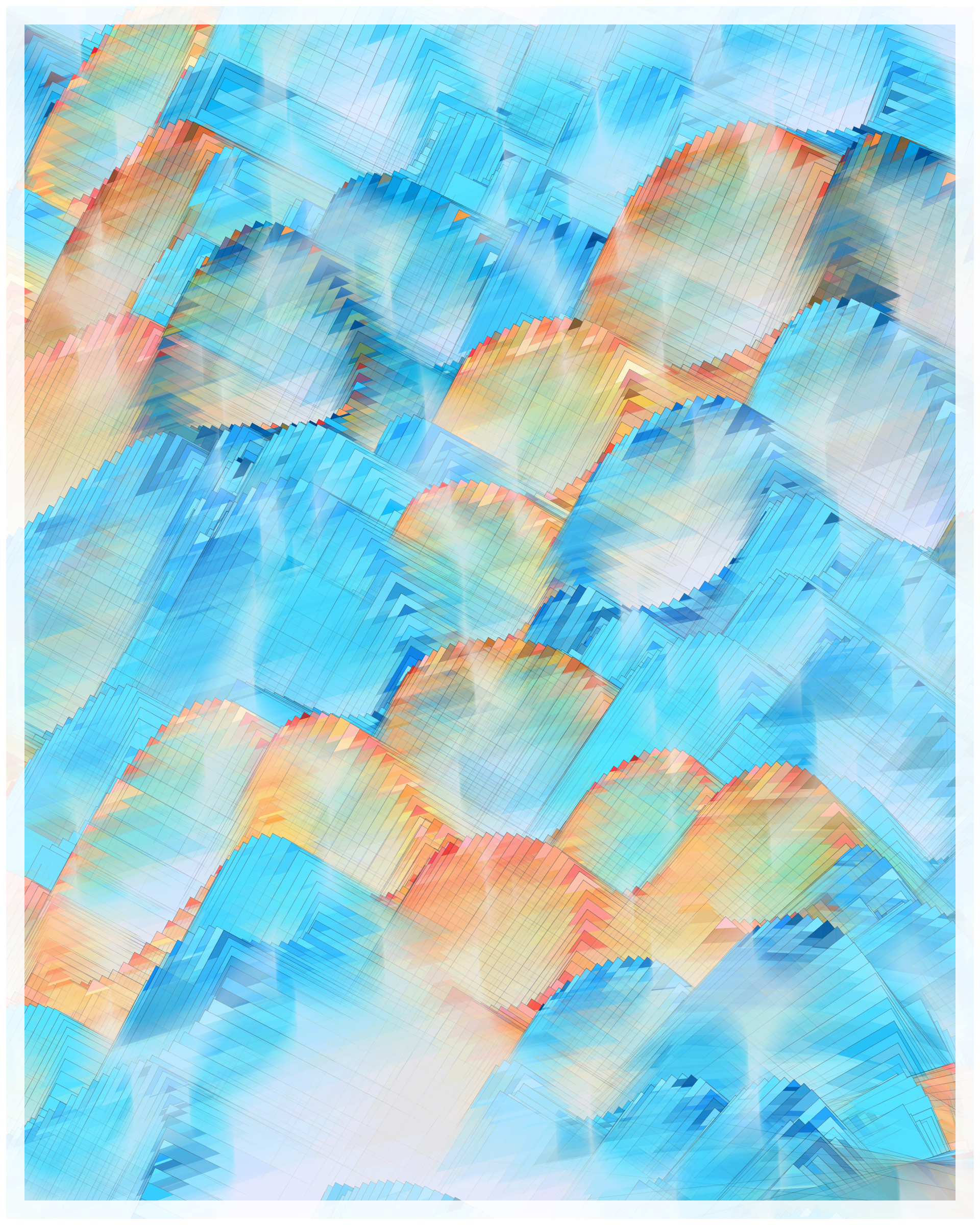 Art Blocks - Art Blocks v2 - Glass #283 - NFT # 344000283