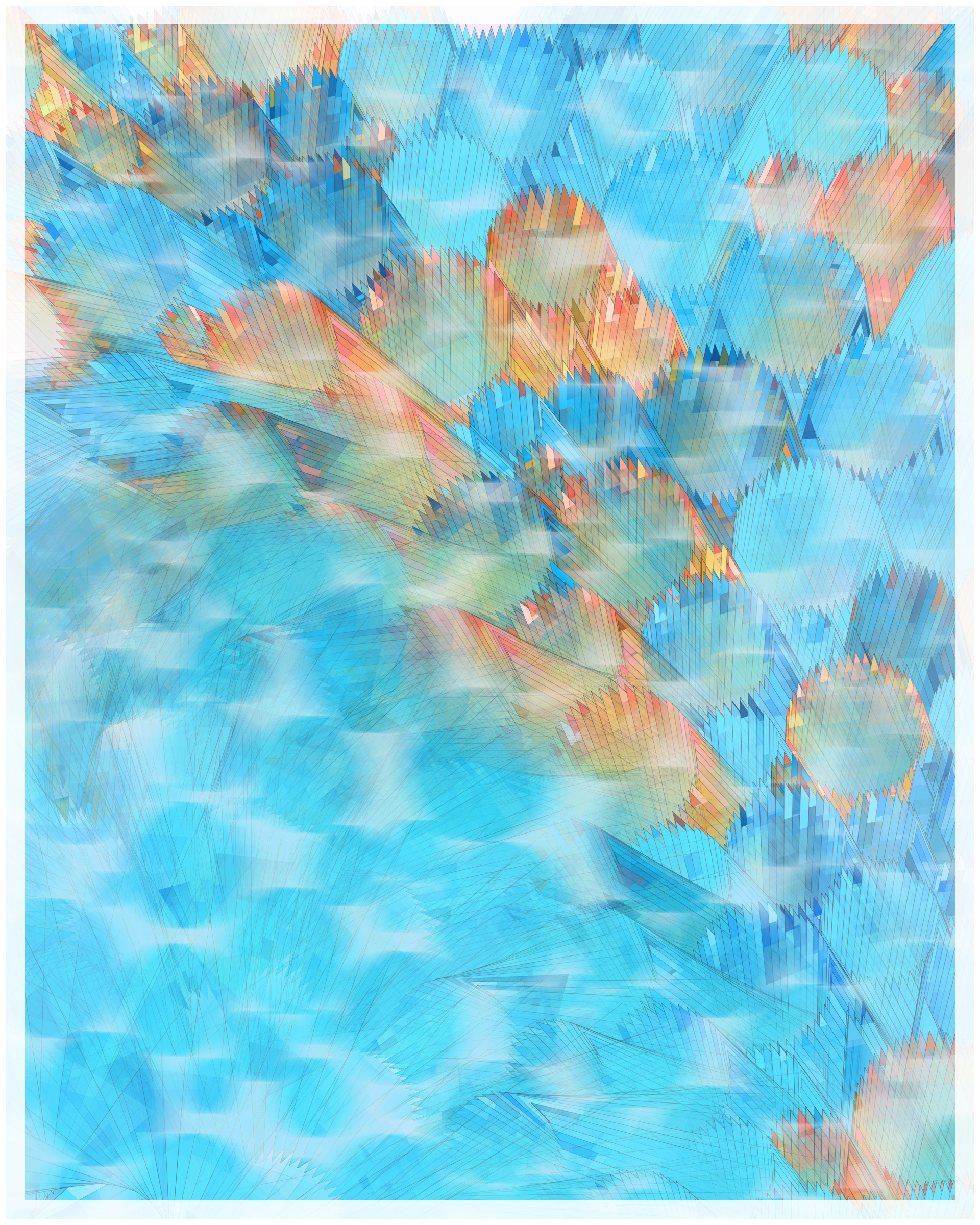 Art Blocks - Art Blocks v2 - Glass #297 - NFT # 344000297