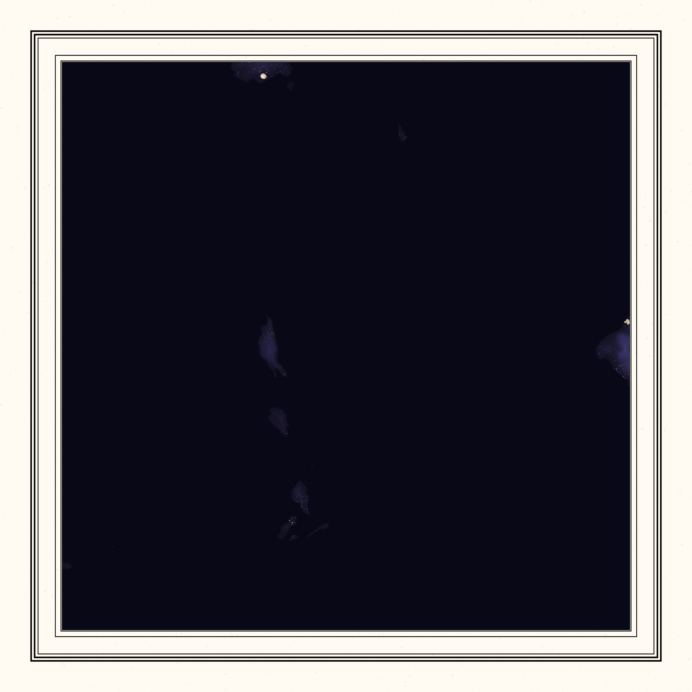 Art Blocks - Art Blocks v2 - CryptoCountries: The Unpublished Archives of a Mythical World Traveler #33 - NFT # 348000033