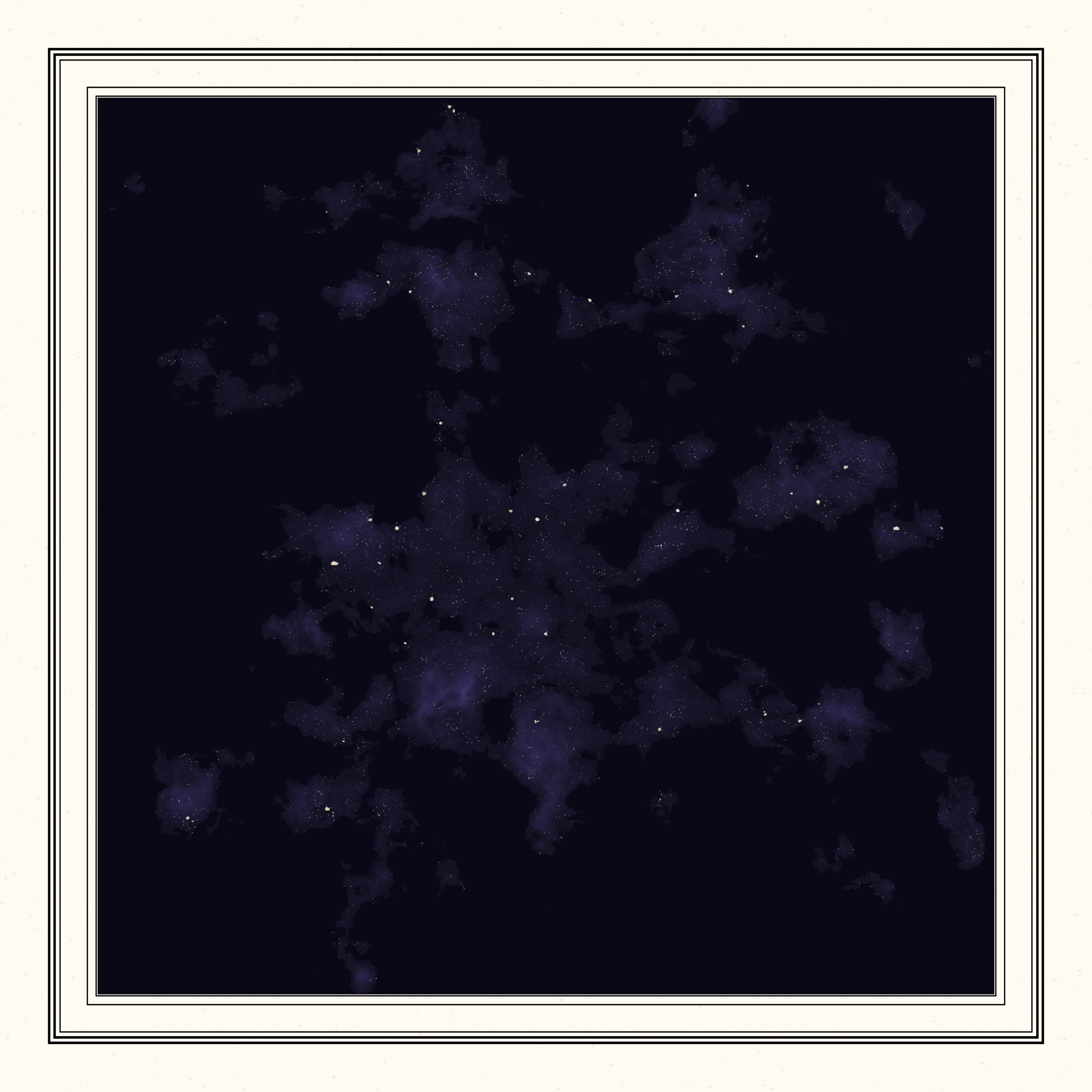 Art Blocks - Art Blocks v2 - CryptoCountries: The Unpublished Archives of a Mythical World Traveler #52 - NFT # 348000052