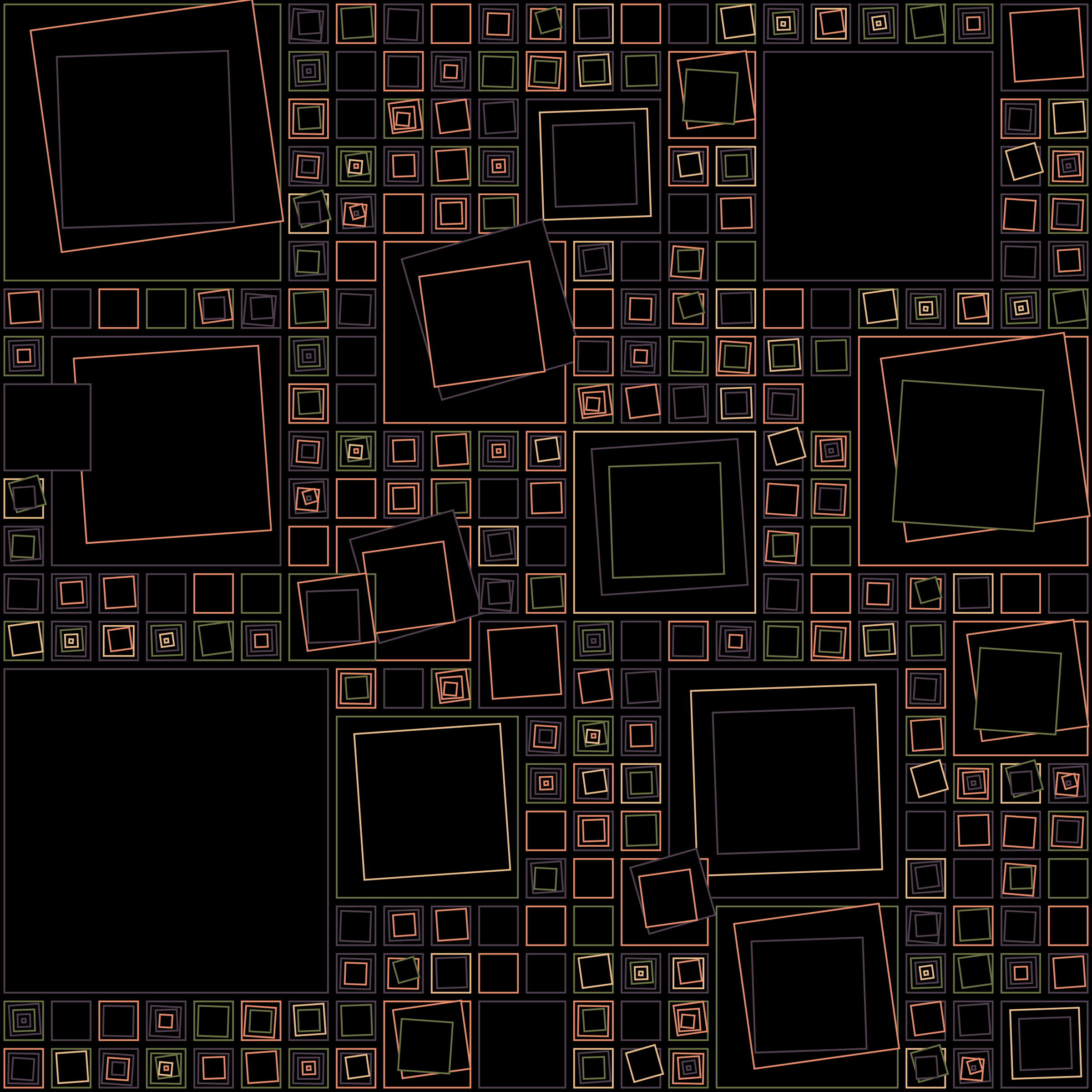 Art Blocks - Art Blocks v2 - Aerial View #105 - NFT # 35000105