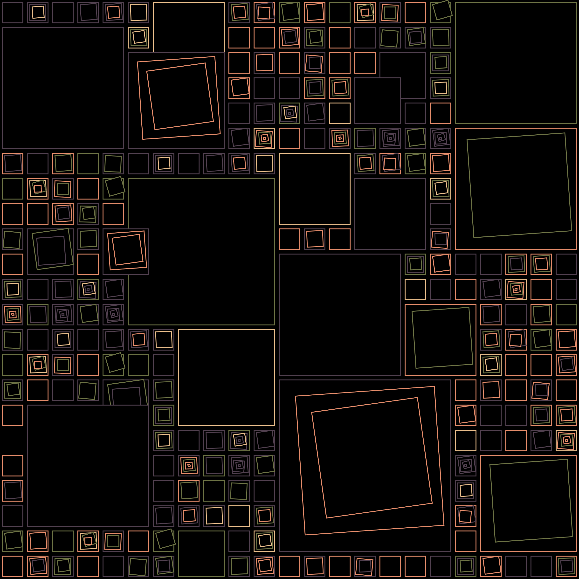 Art Blocks - Art Blocks v2 - Aerial View #210 - NFT # 35000210