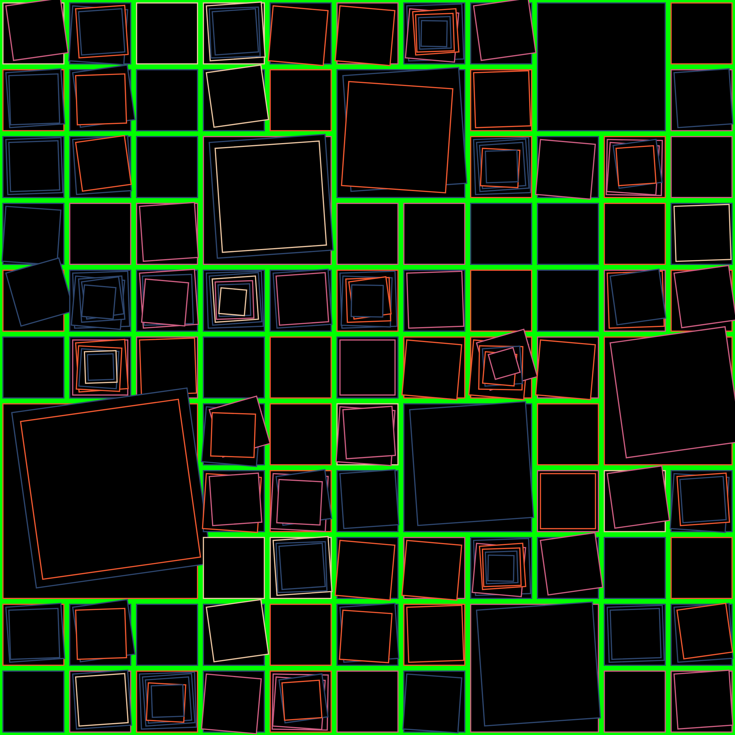 Art Blocks - Art Blocks v2 - Aerial View #244 - NFT # 35000244