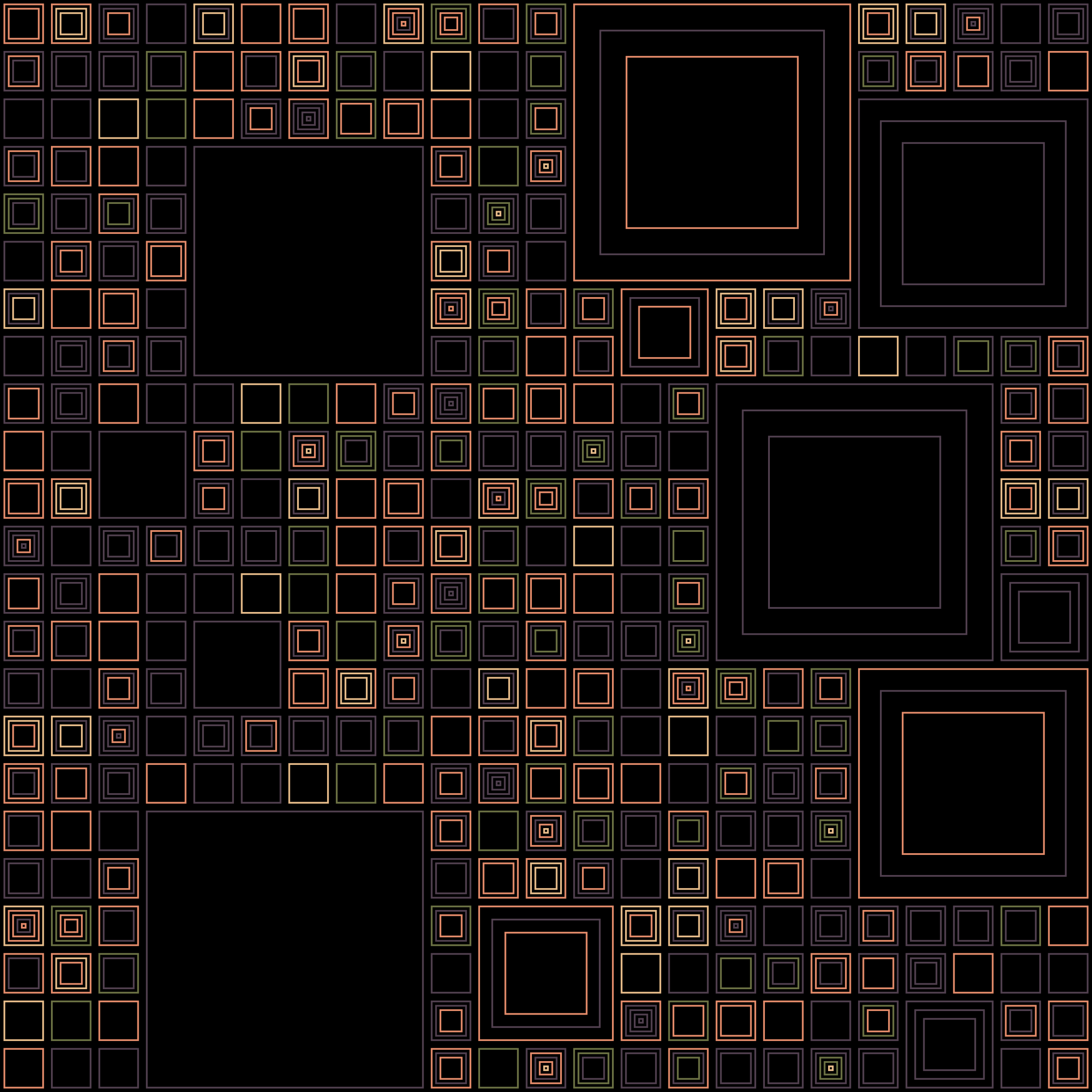 Art Blocks - Art Blocks v2 - Aerial View #263 - NFT # 35000263