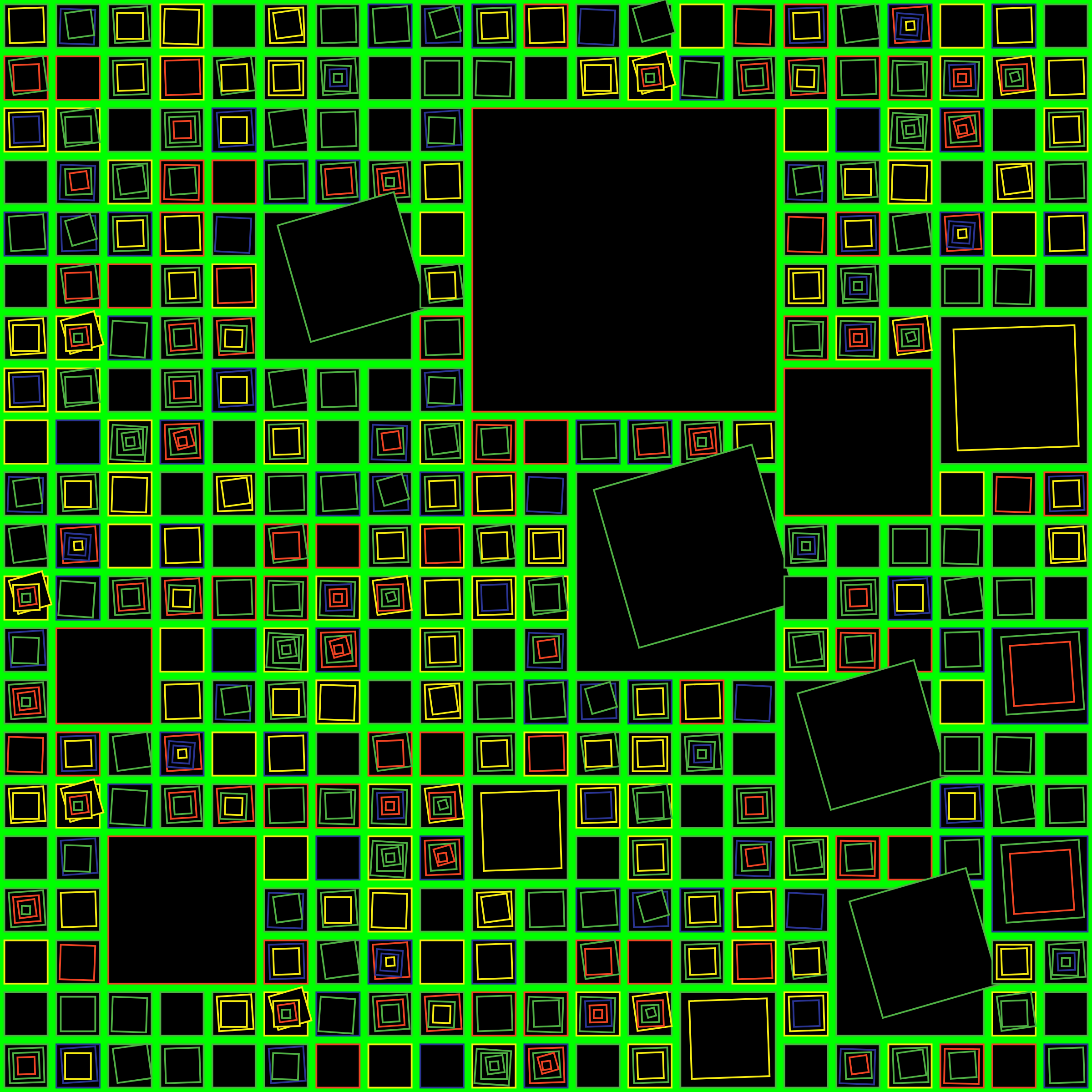 Art Blocks - Art Blocks v2 - Aerial View #316 - NFT # 35000316