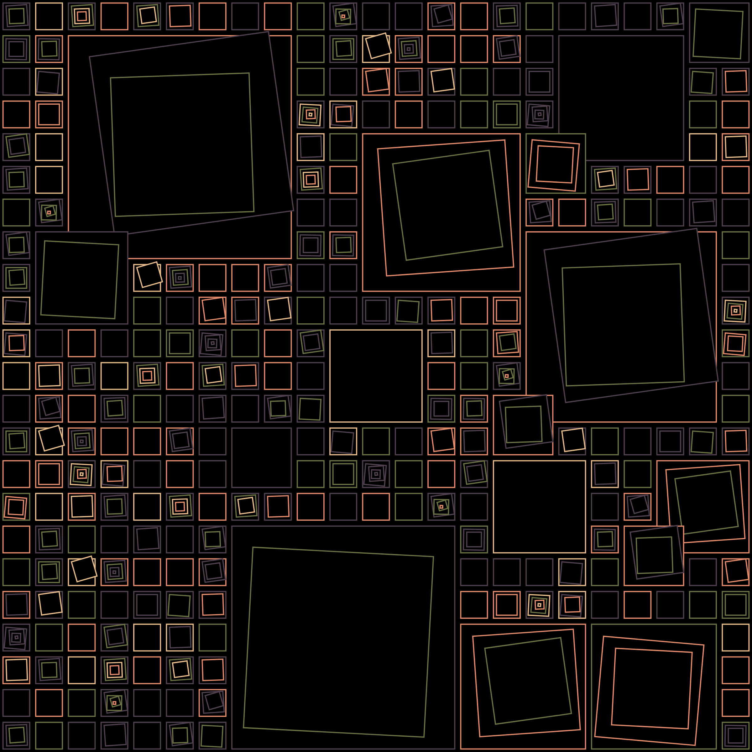 Art Blocks - Art Blocks v2 - Aerial View #342 - NFT # 35000342