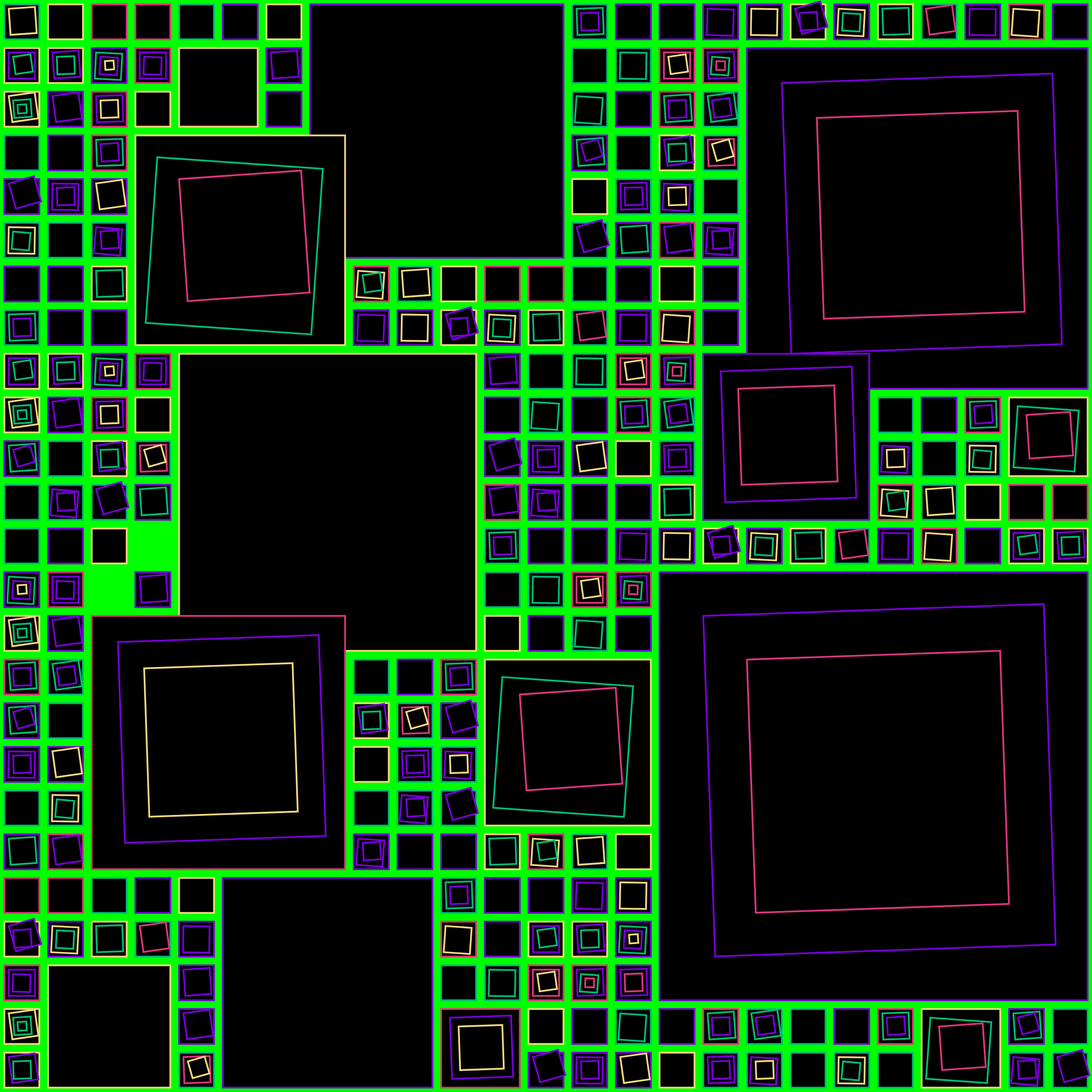 Art Blocks - Art Blocks v2 - Aerial View #381 - NFT # 35000381