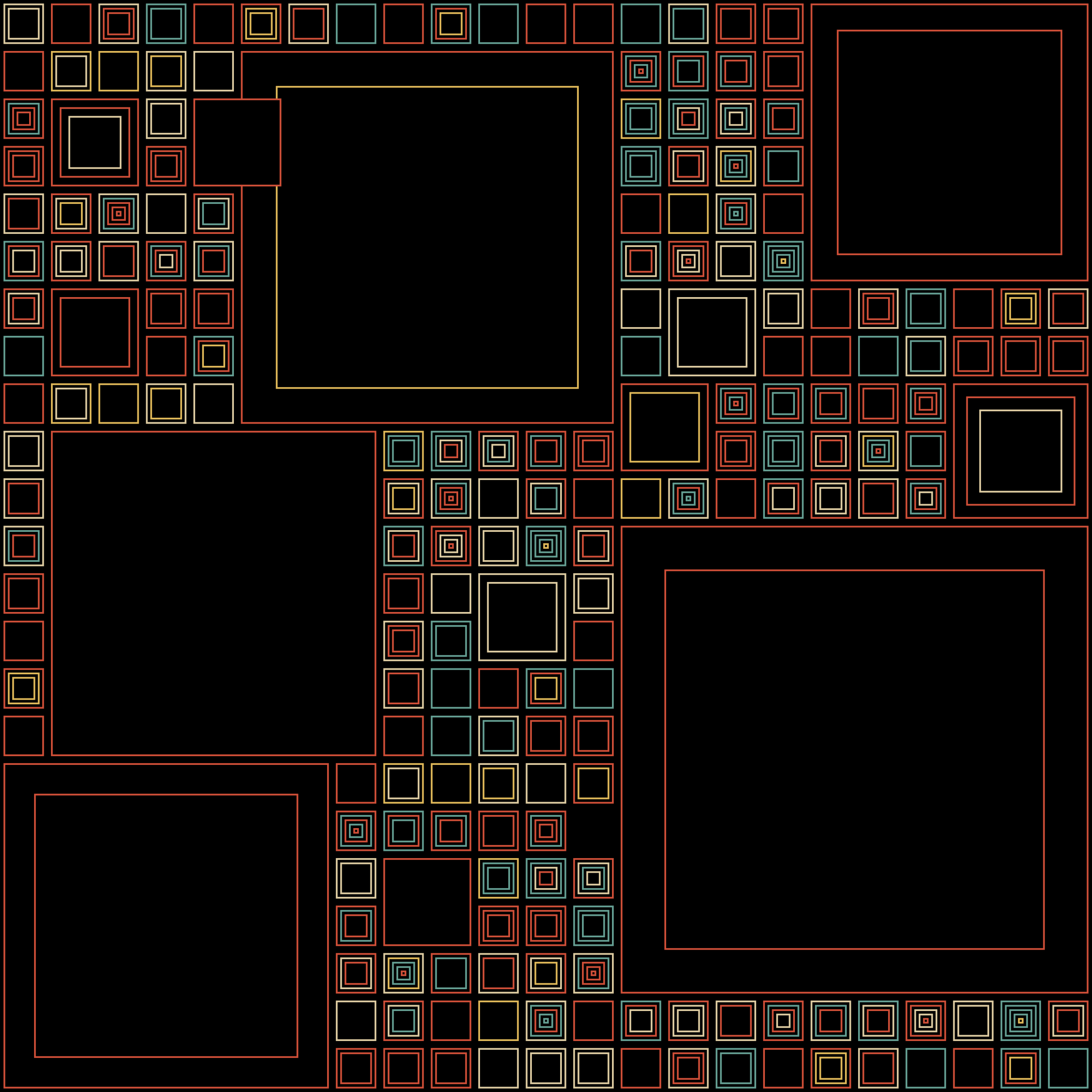 Art Blocks - Art Blocks v2 - Aerial View #437 - NFT # 35000437