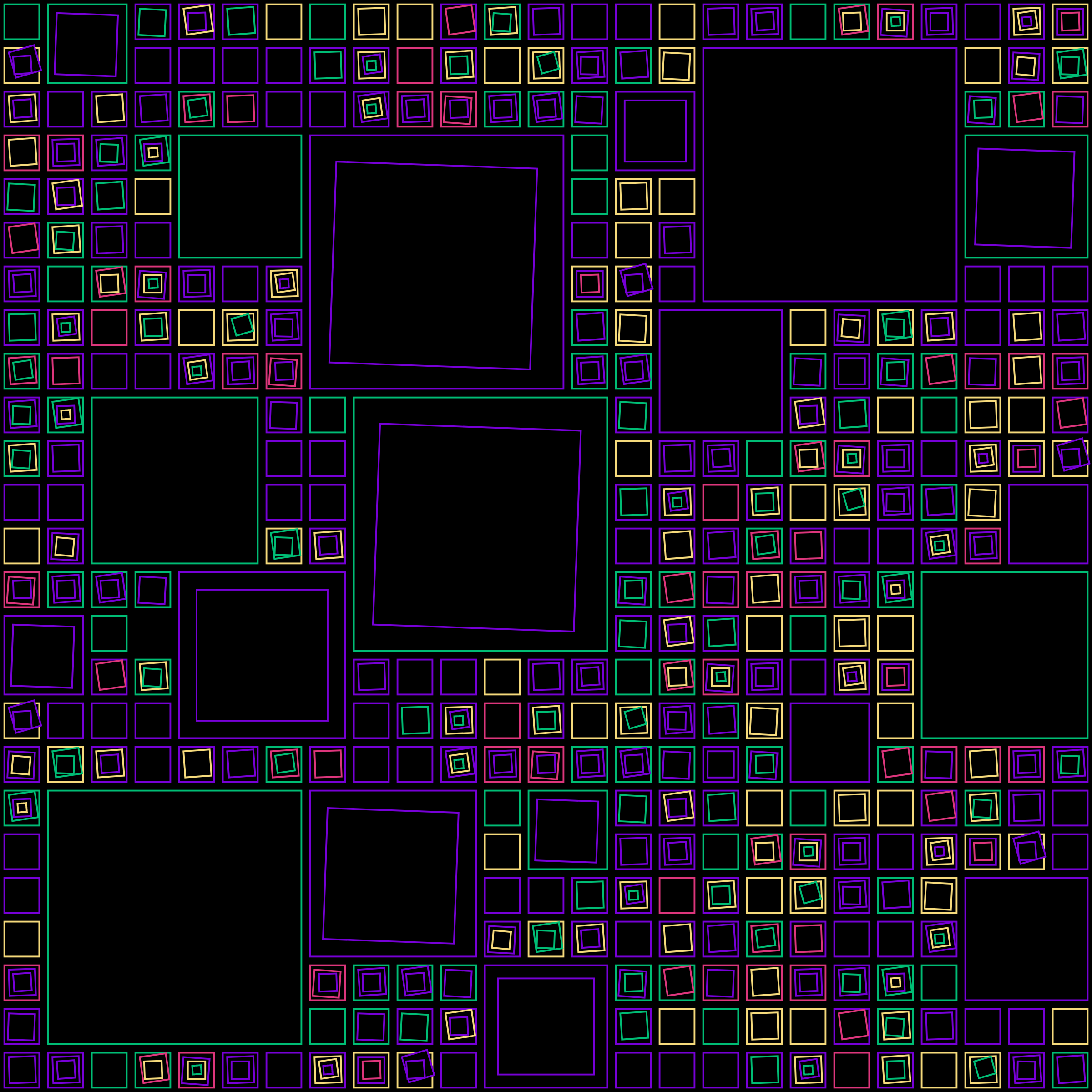 Art Blocks - Art Blocks v2 - Aerial View #606 - NFT # 35000606