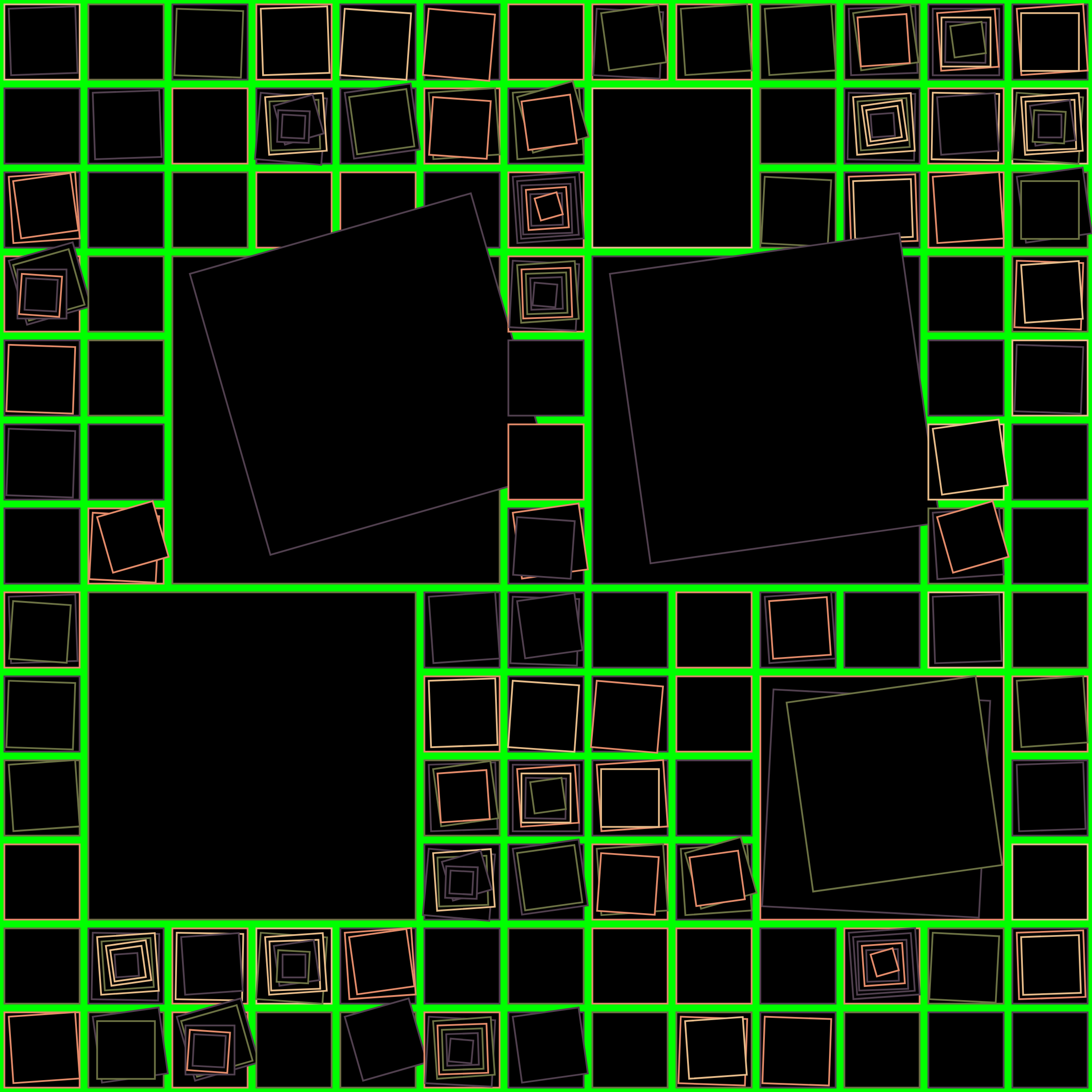 Art Blocks - Art Blocks v2 - Aerial View #707 - NFT # 35000707