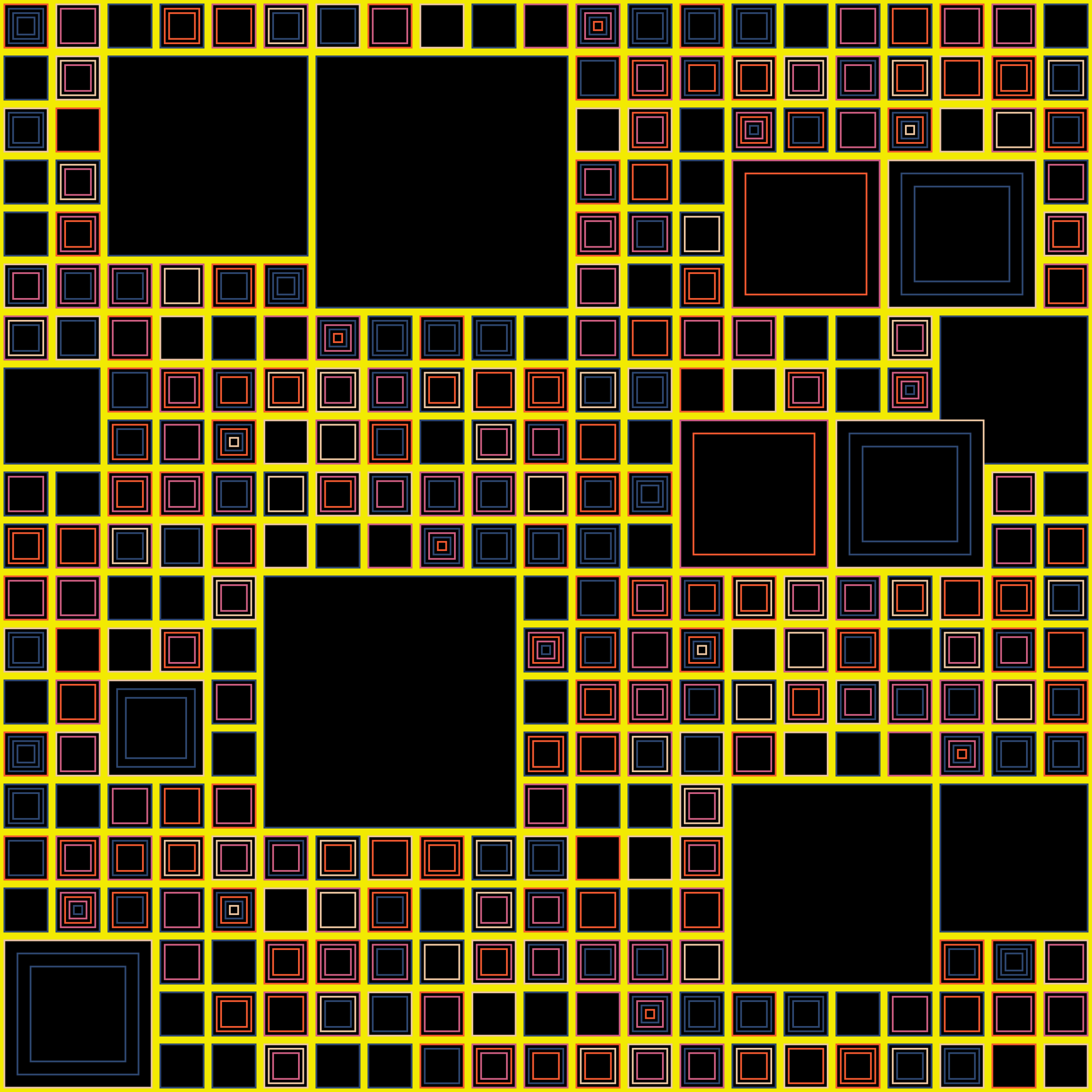 Art Blocks - Art Blocks v2 - Aerial View #711 - NFT # 35000711