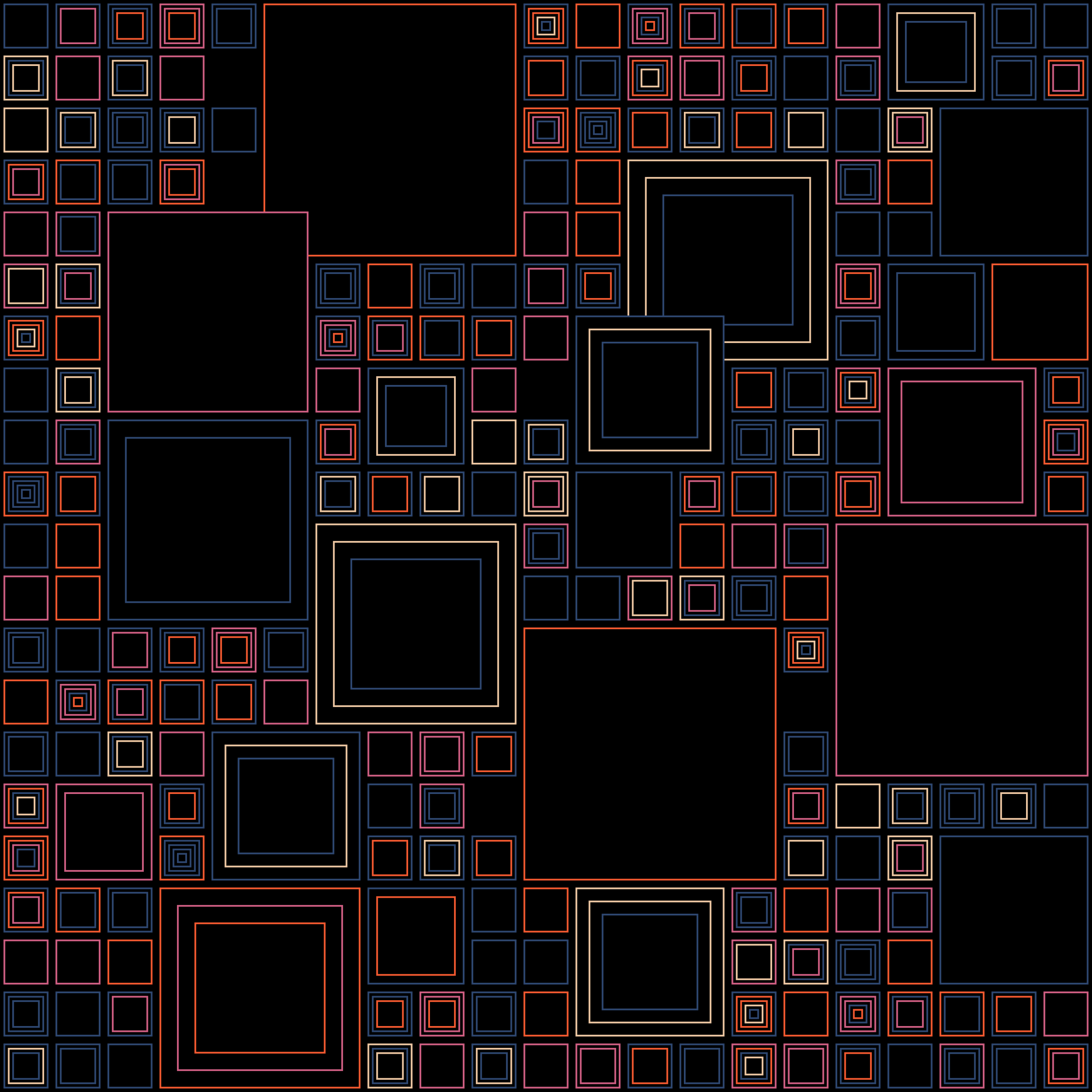 Art Blocks - Art Blocks v2 - Aerial View #714 - NFT # 35000714