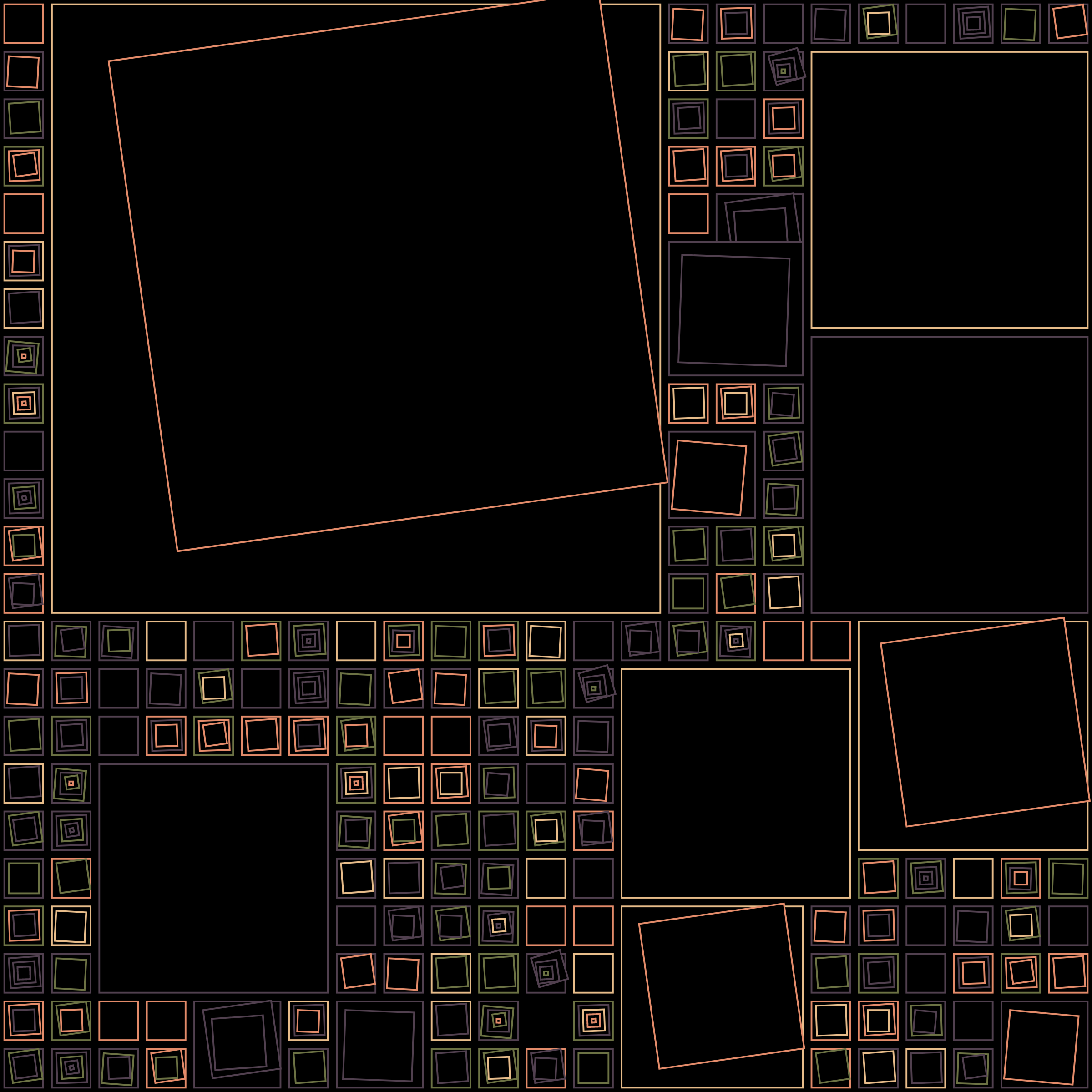 Art Blocks - Art Blocks v2 - Aerial View #735 - NFT # 35000735