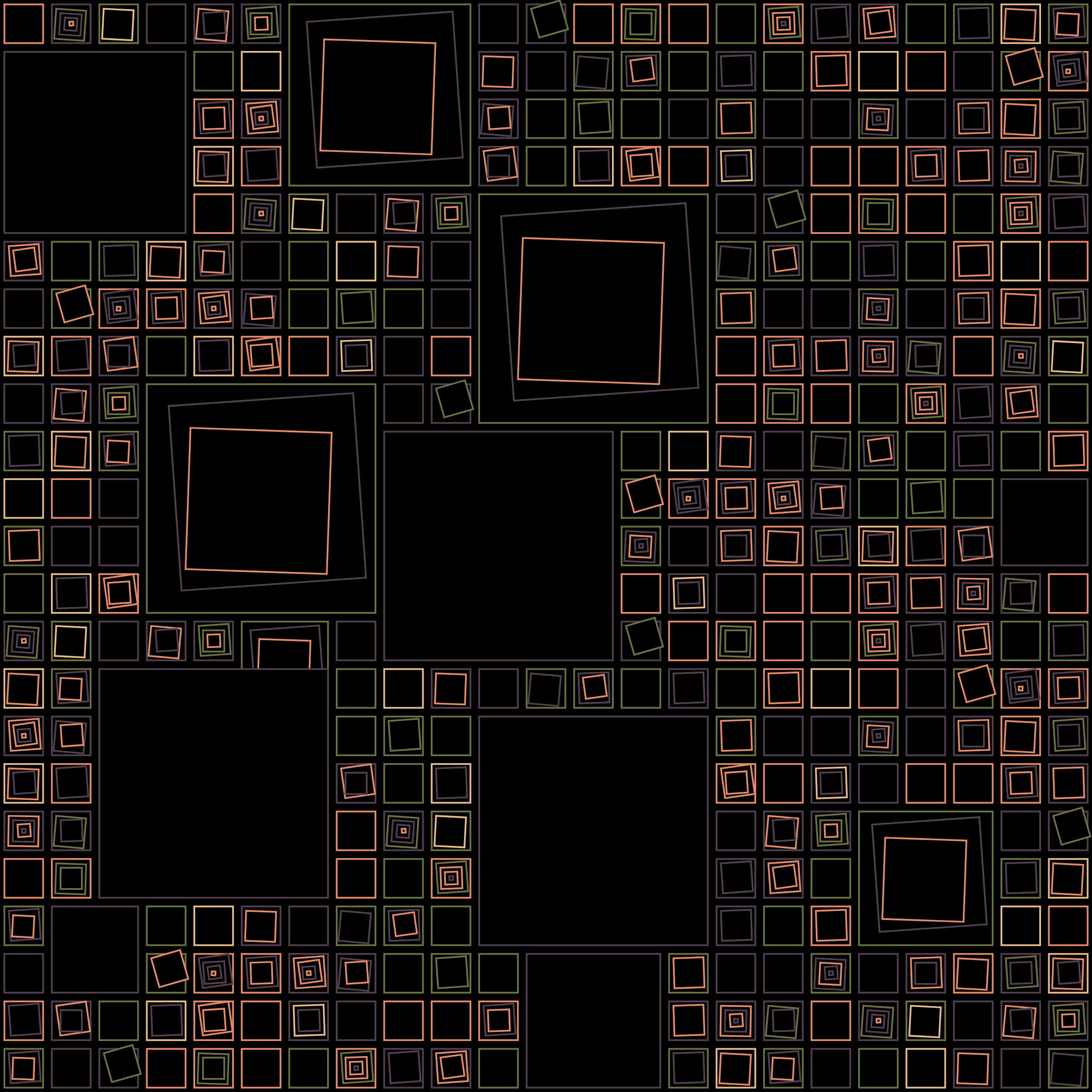 Art Blocks - Art Blocks v2 - Aerial View #823 - NFT # 35000823