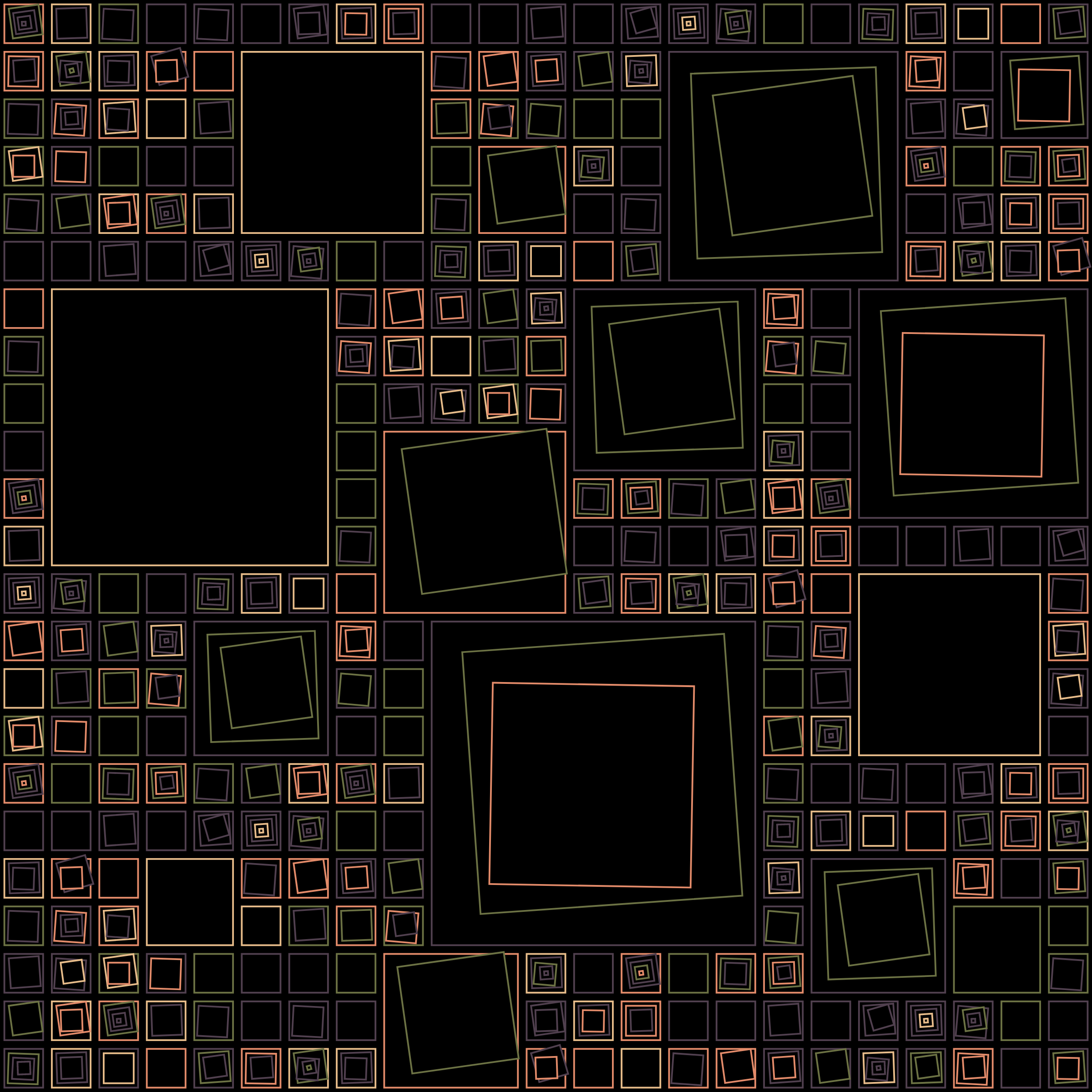 Art Blocks - Art Blocks v2 - Aerial View #827 - NFT # 35000827