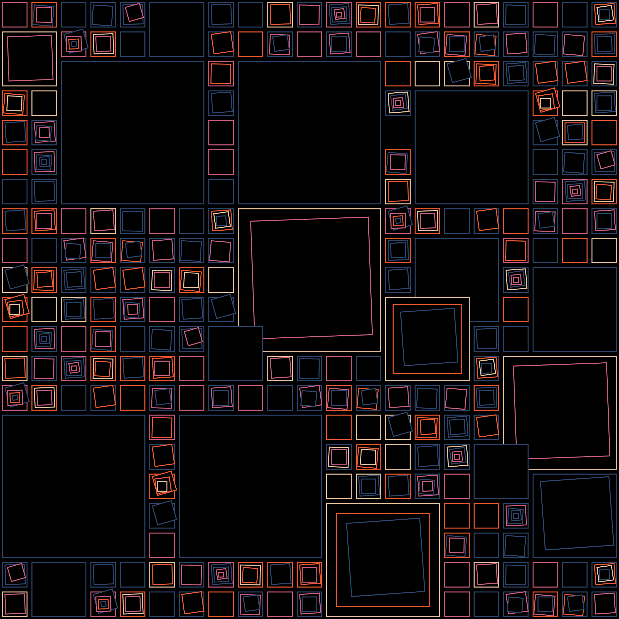 Art Blocks - Art Blocks v2 - Aerial View #845 - NFT # 35000845