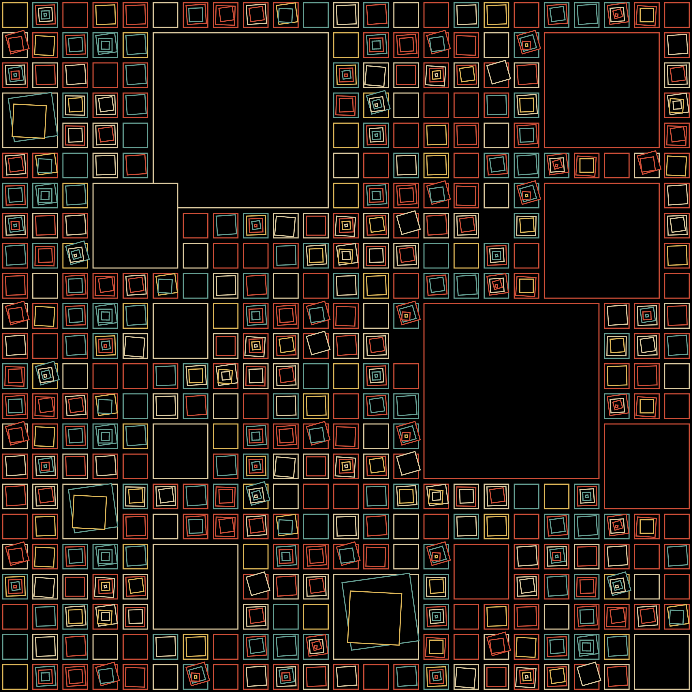 Art Blocks - Art Blocks v2 - Aerial View #859 - NFT # 35000859