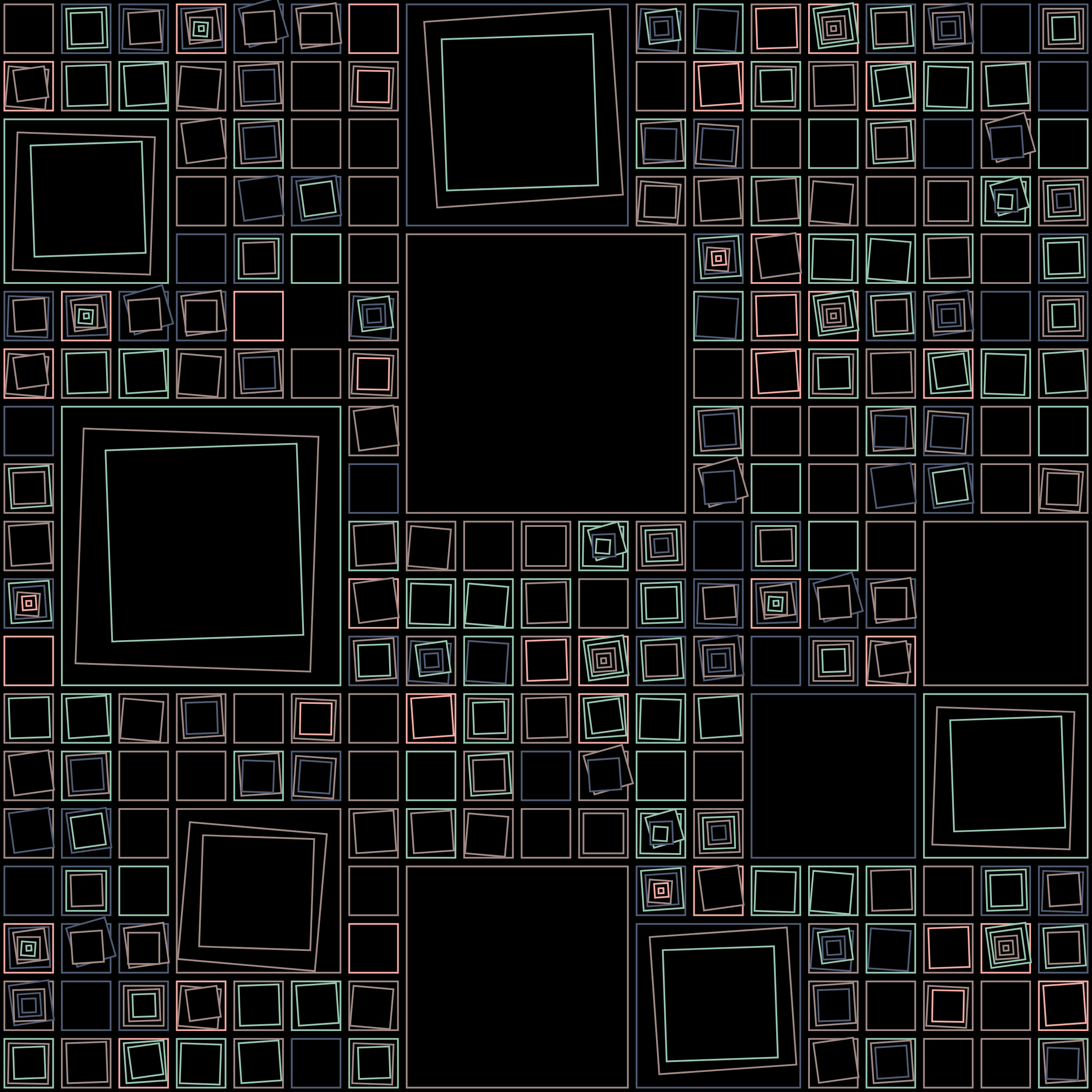 Art Blocks - Art Blocks v2 - Aerial View #868 - NFT # 35000868